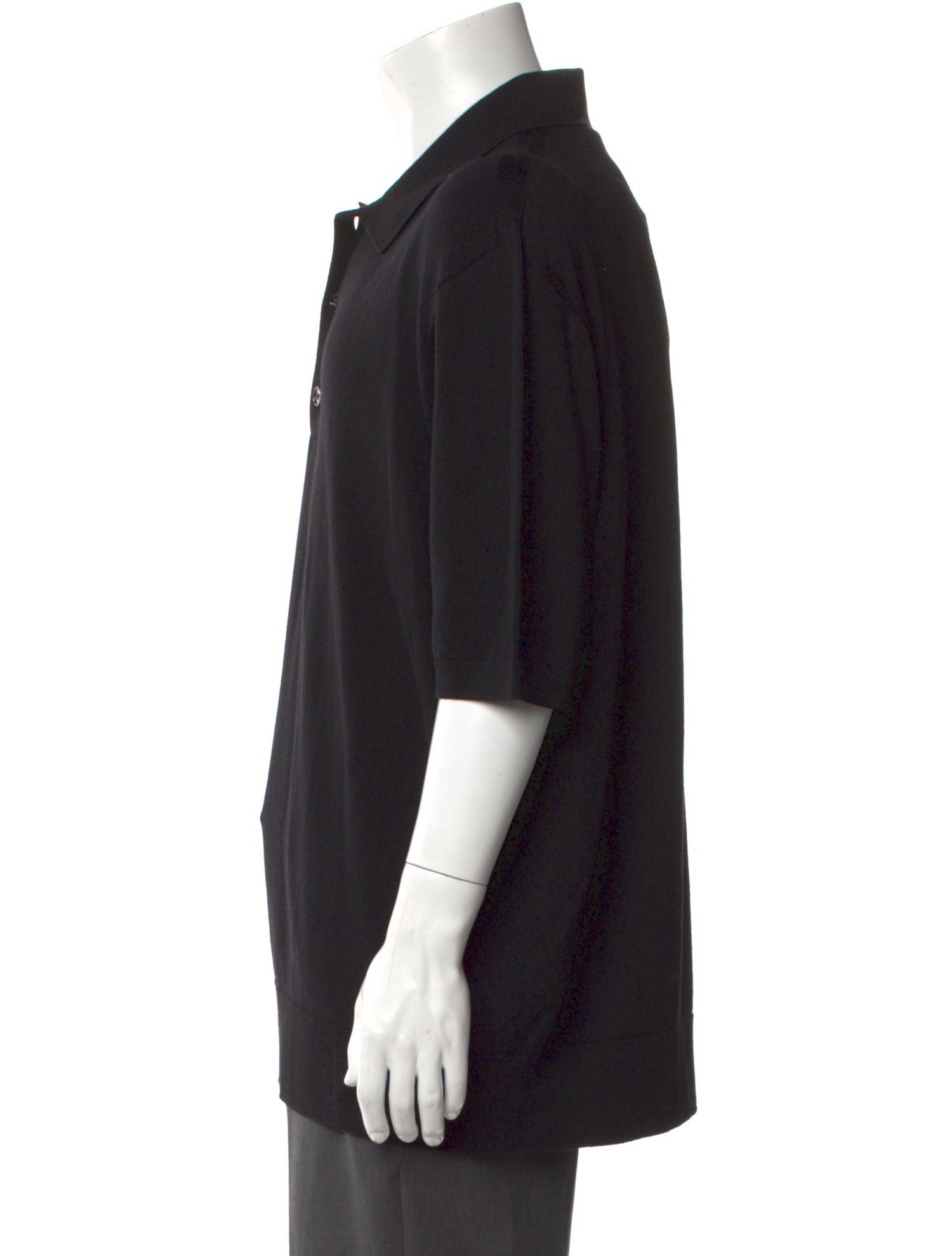 Burberry Wool Collar Polo Shirt w/ Tags