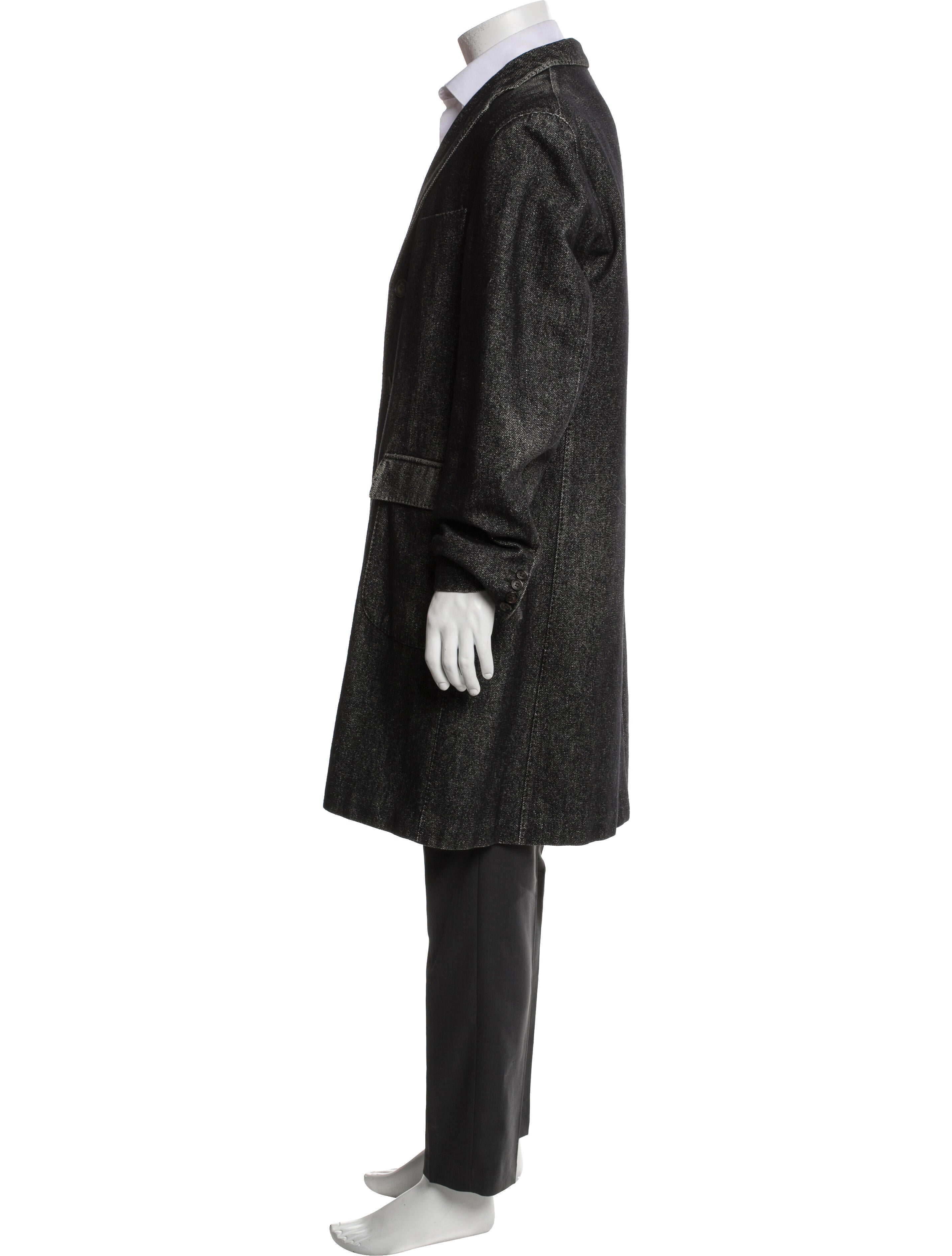 Burberry London Tweed Pattern Overcoat