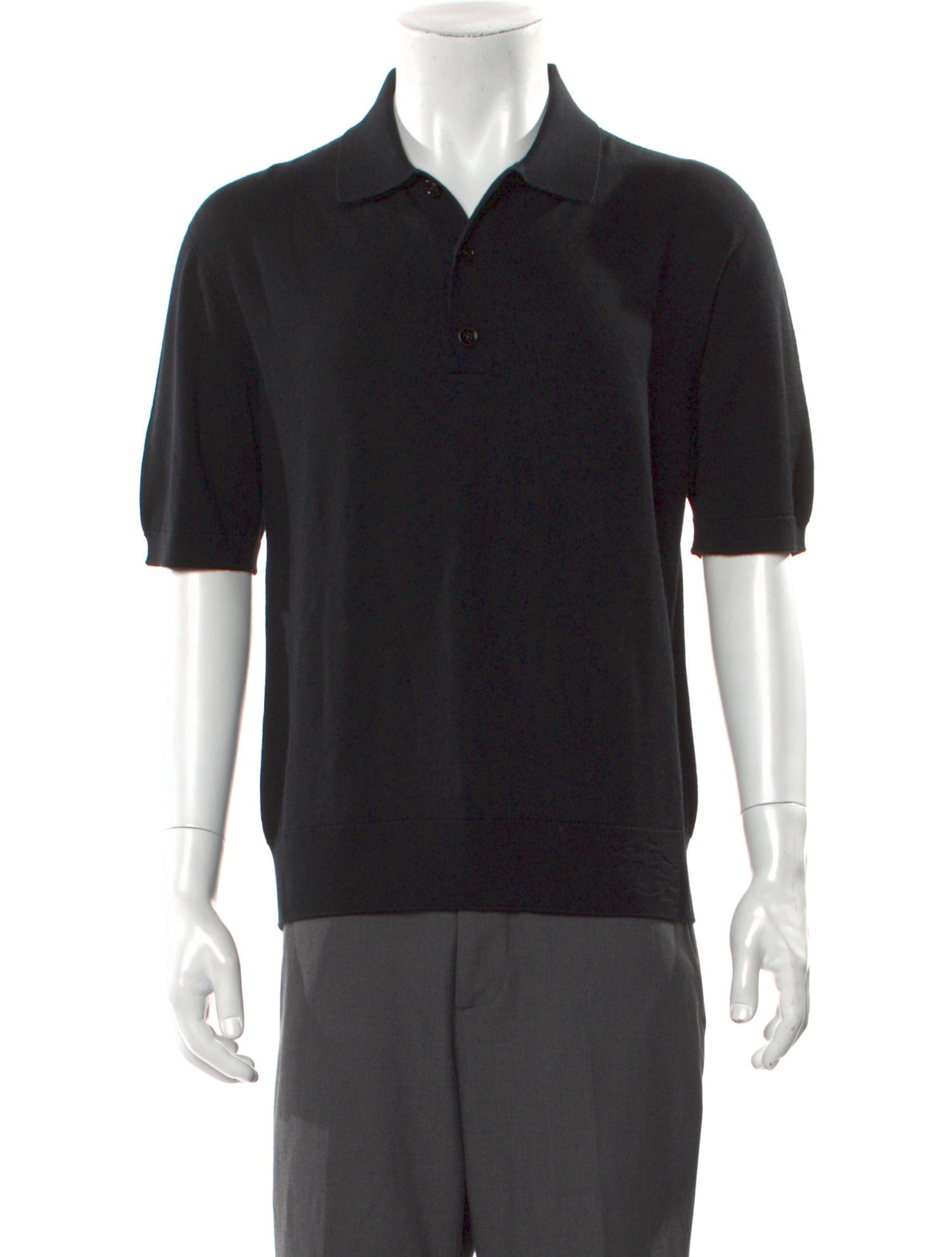 Burberry Wool Collar Polo Shirt w/ Tags