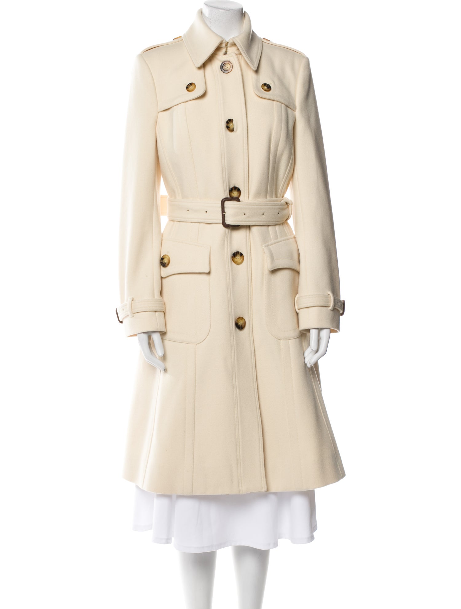 Burberry London Wool Trench Coat w/ Tags