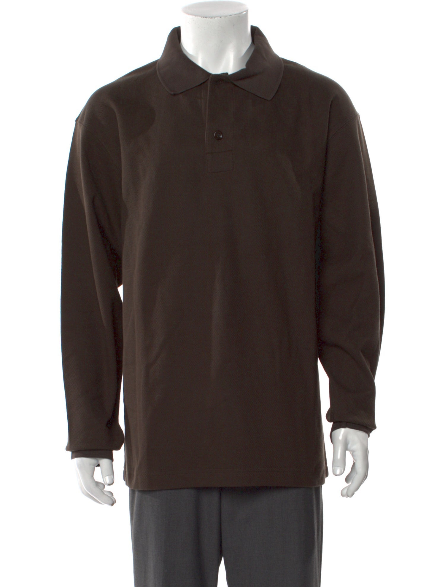Burberry London Collar Long Sleeve Polo Shirt w/ Tags