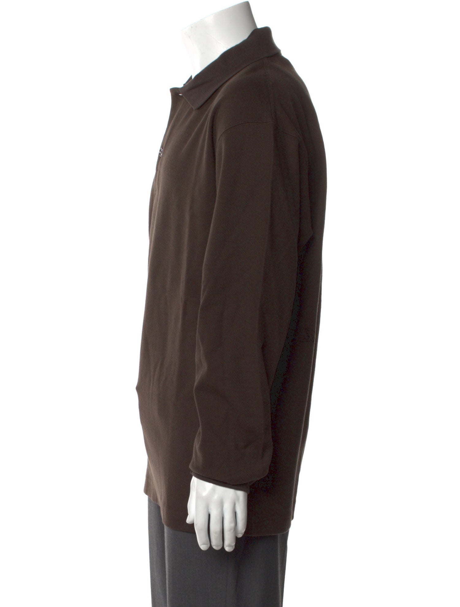 Burberry London Collar Long Sleeve Polo Shirt w/ Tags