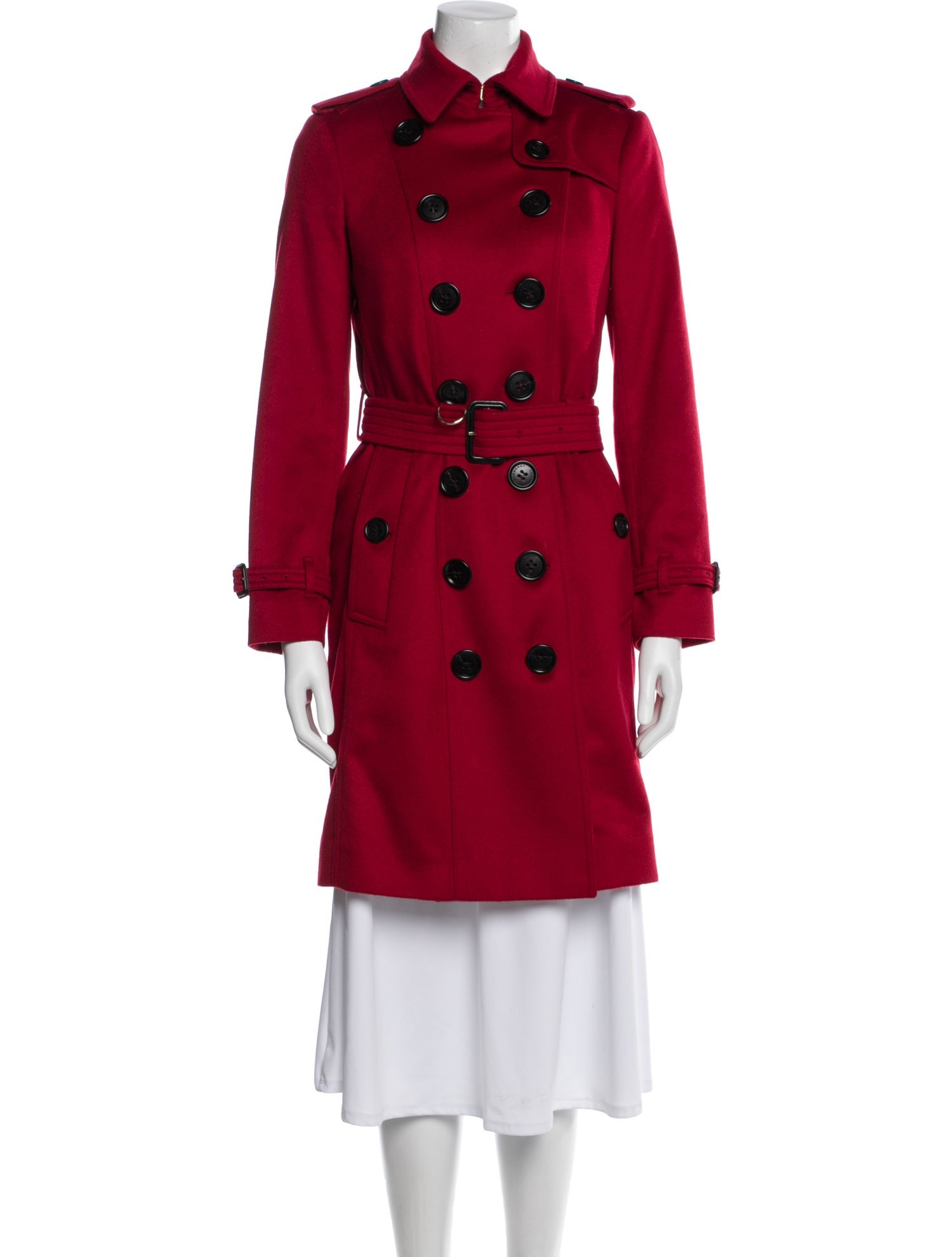 Burberry The Sandringham Cashmere Trench Coat