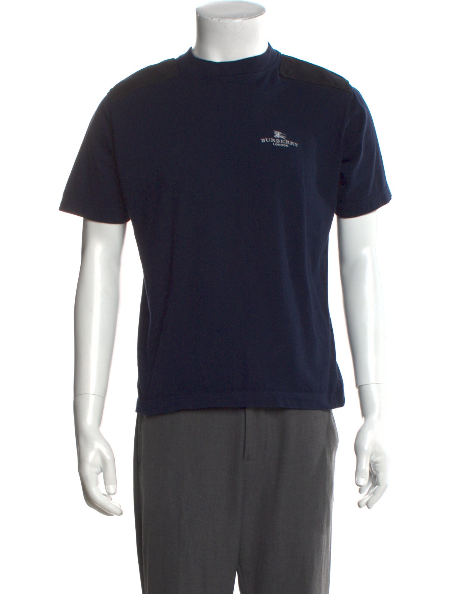 Burberry London House Check Pattern Crew Neck T-Shirt