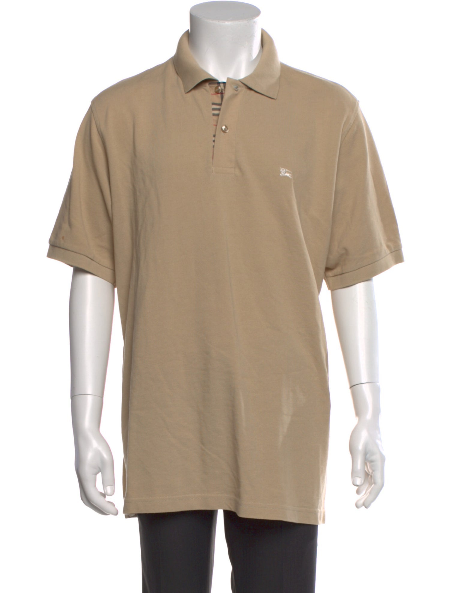 Burberry London Nova Check Pattern Collar Polo Shirt w/ Tags