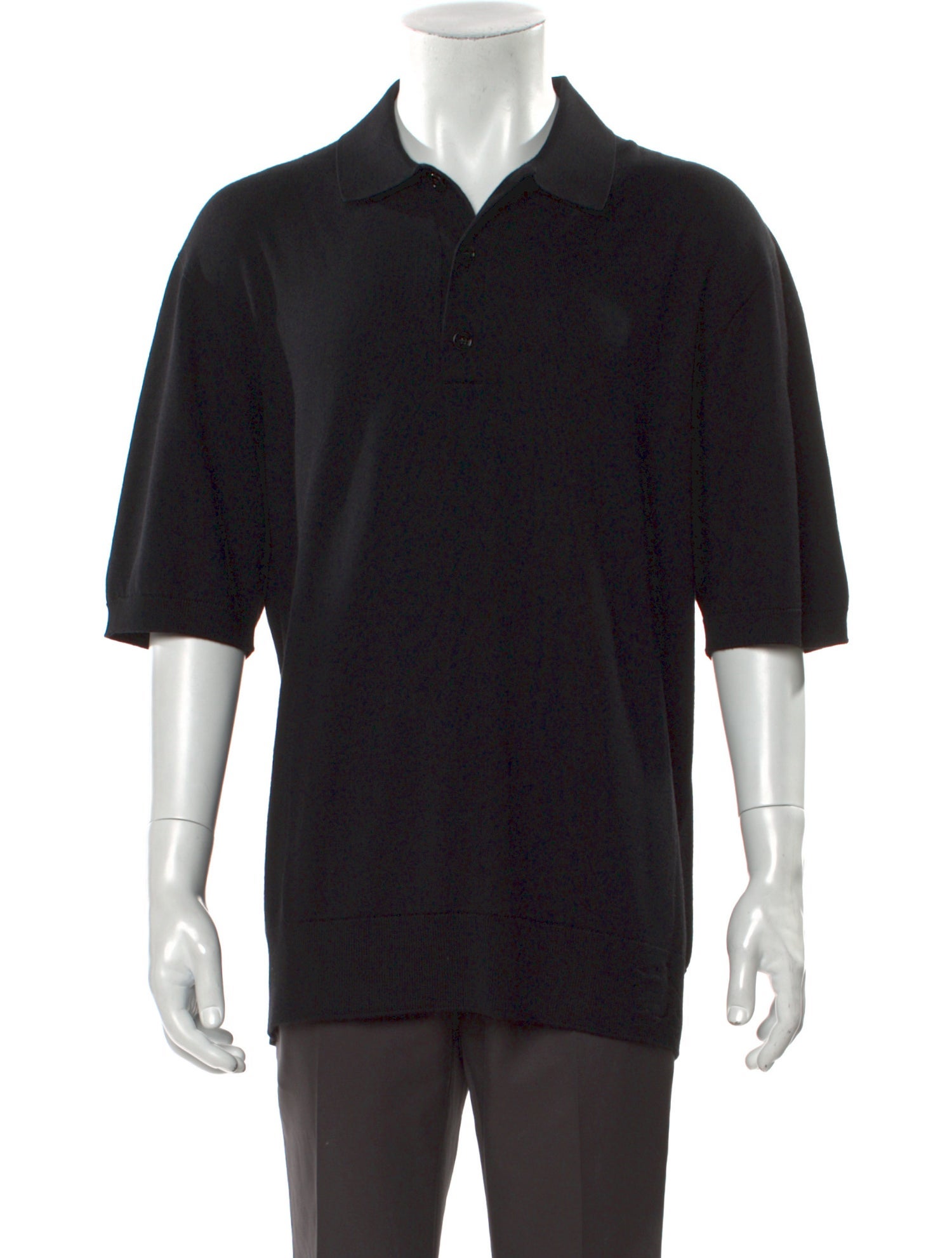 Burberry London Wool Collar Polo Shirt w/ Tags