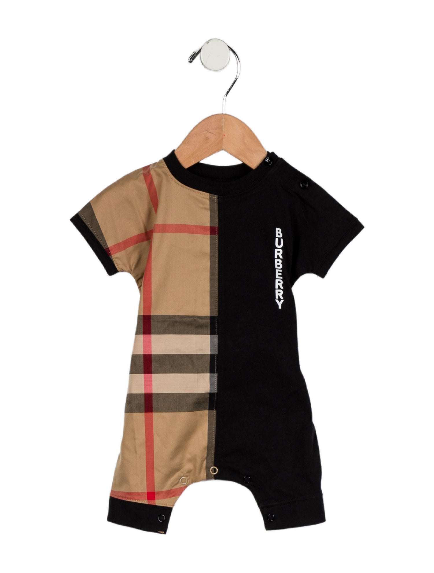 Burberry Infant Boys' House Check Print Onesie w/Tags