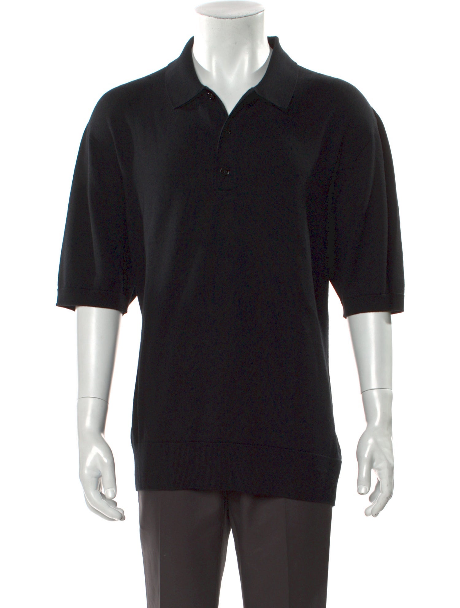 Burberry London Wool Collar Polo Shirt w/ Tags