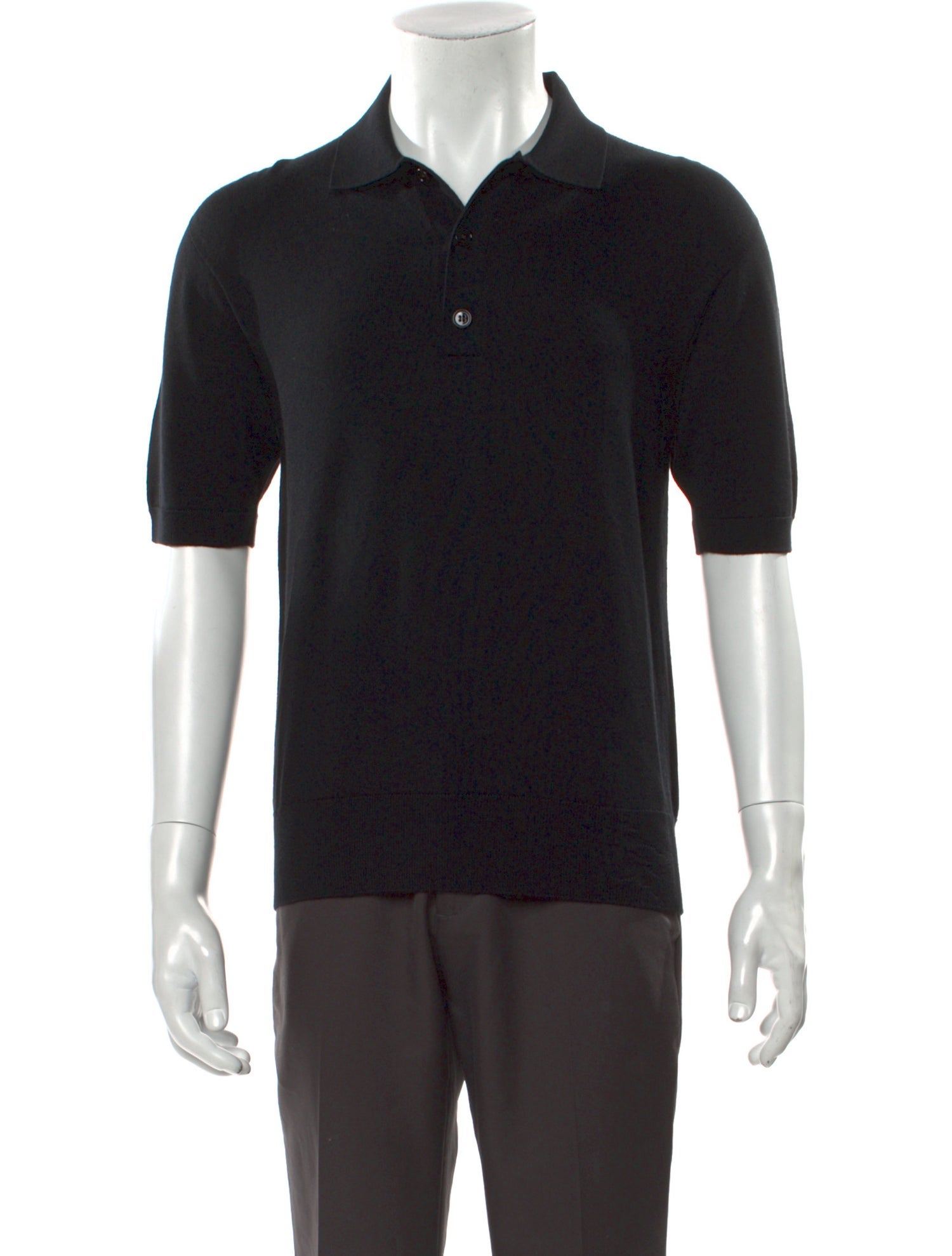 Burberry London Wool Collar Polo Shirt w/ Tags
