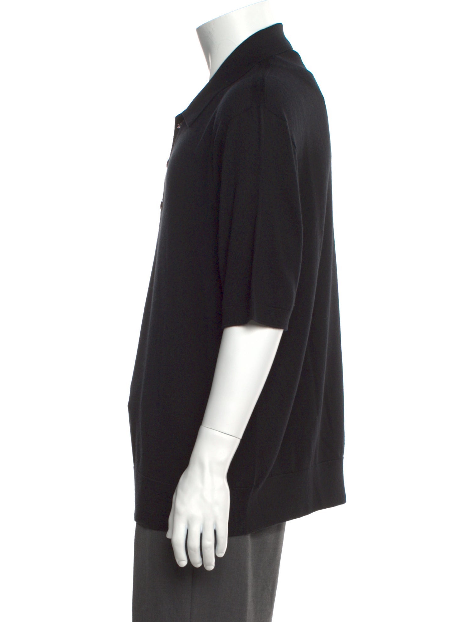 Burberry Wool Collar Polo Shirt w/ Tags