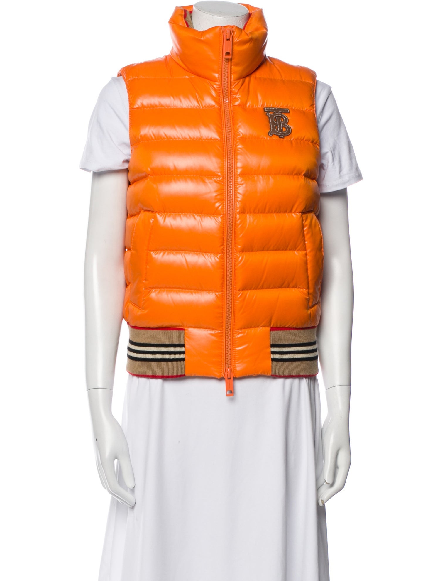 Burberry London Nylon Striped Vest