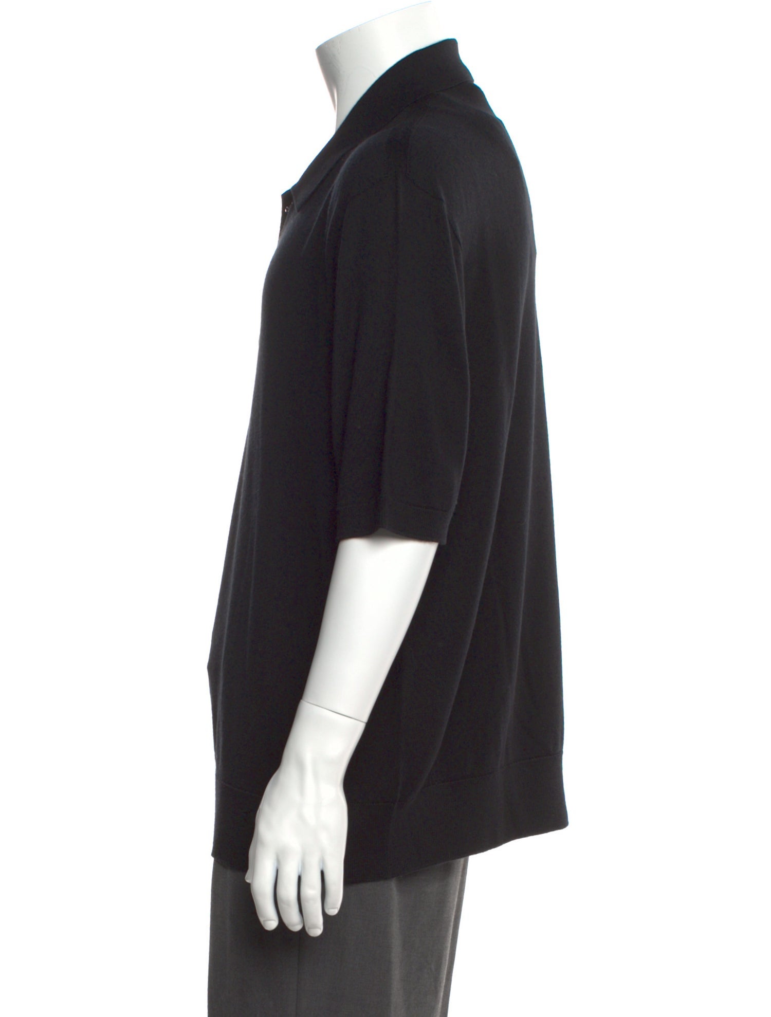 Burberry Wool Collar Polo Shirt w/ Tags