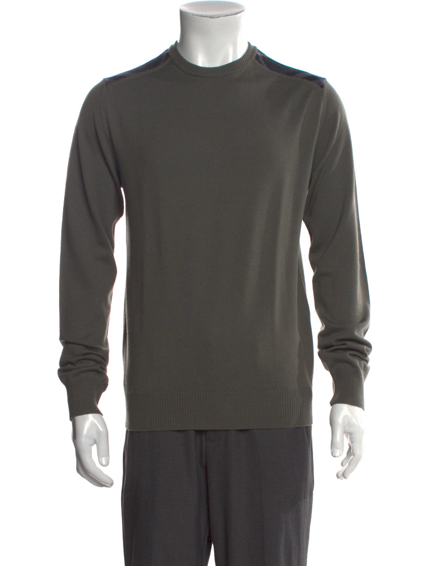 Burberry London Merino Wool Crew Neck Pullover