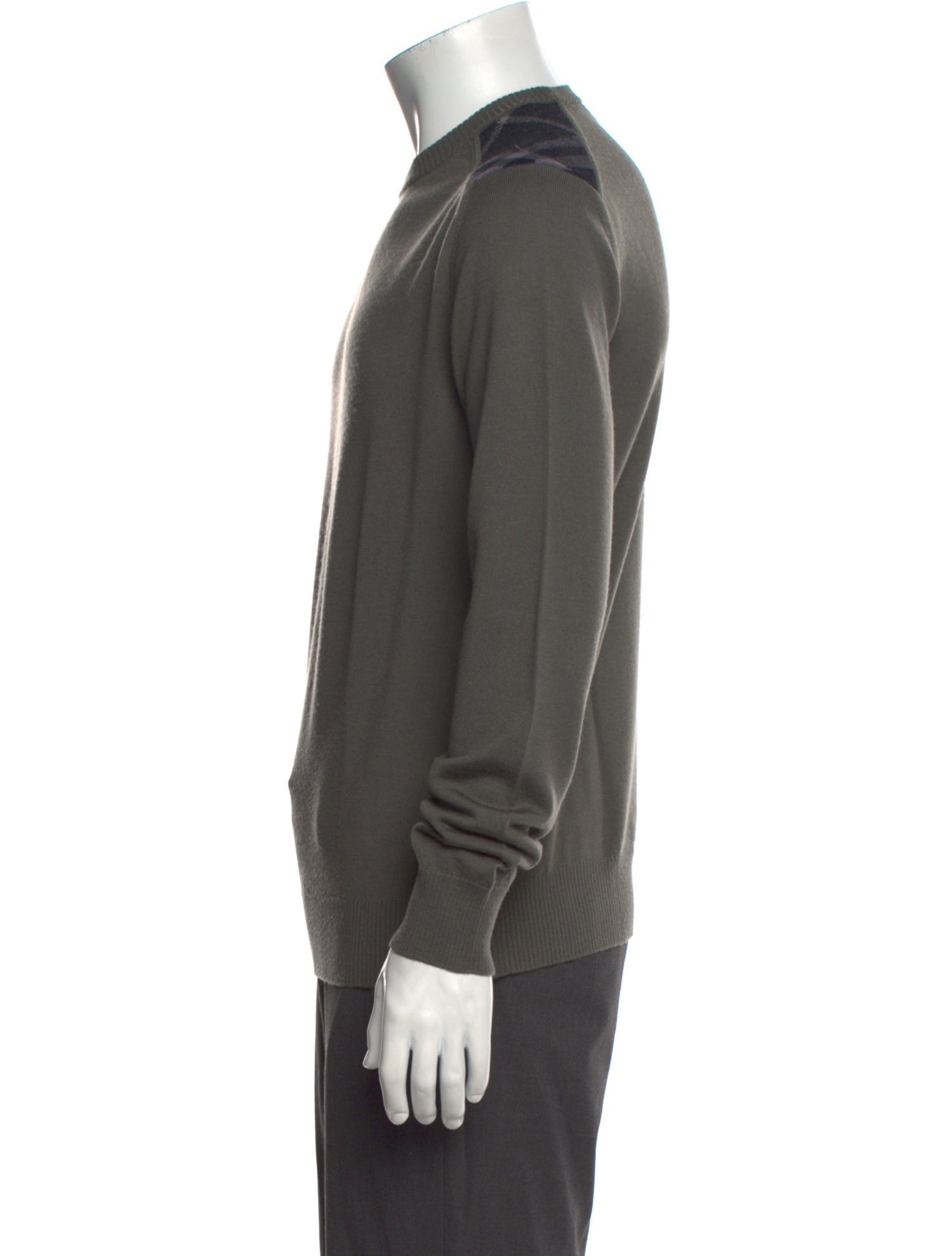 Burberry London Merino Wool Crew Neck Pullover