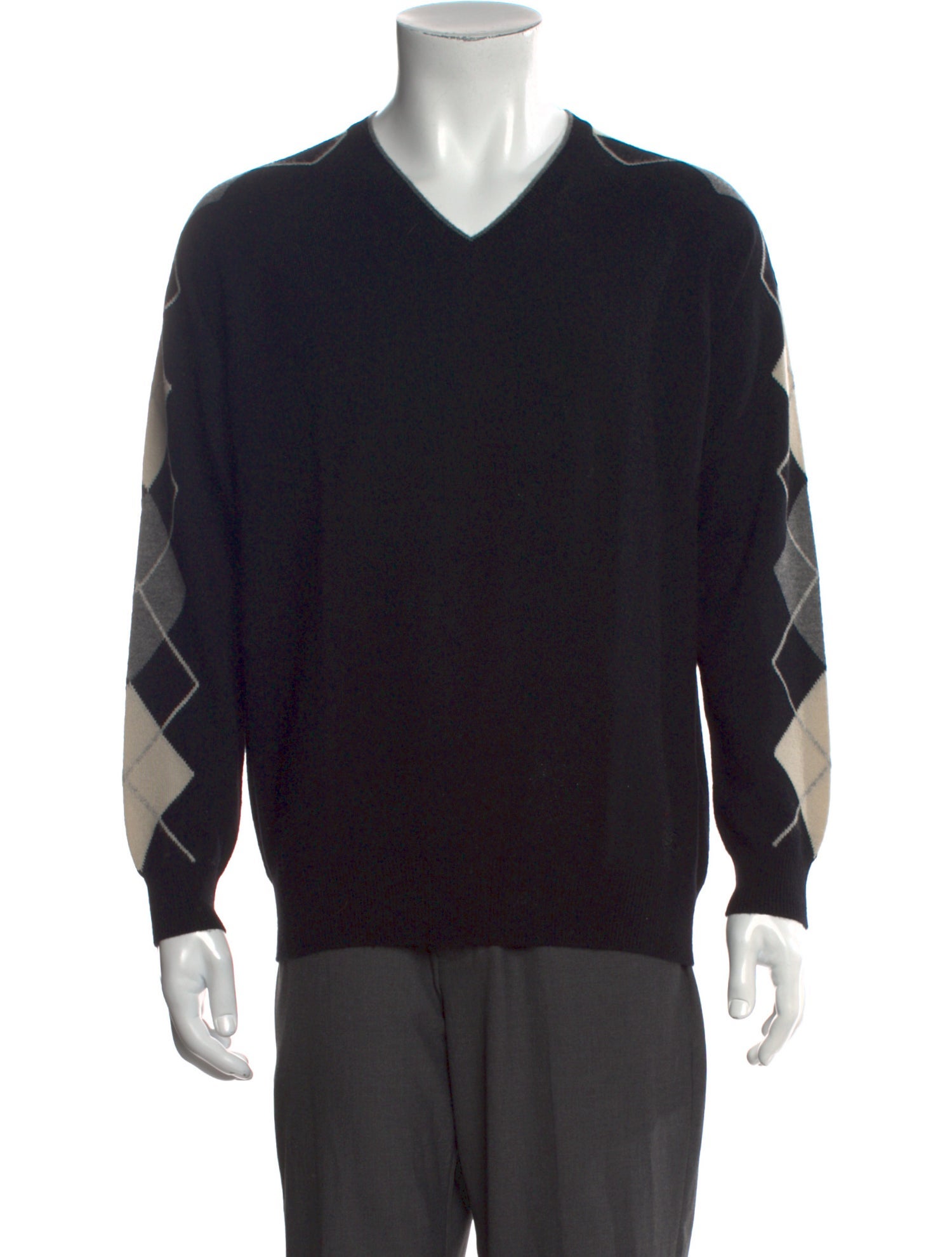 Burberry London Cashmere V-Neck Pullover