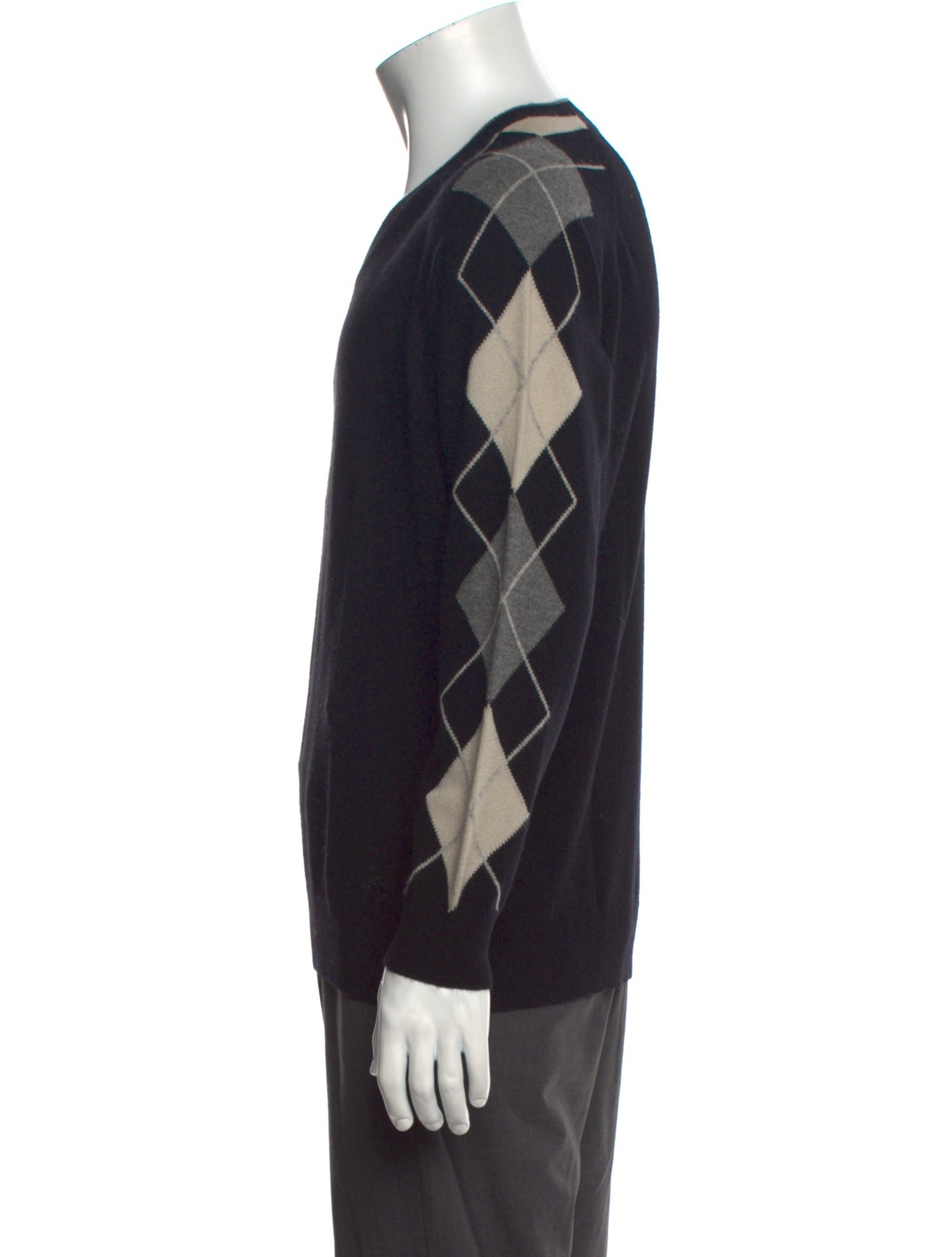 Burberry London Cashmere V-Neck Pullover