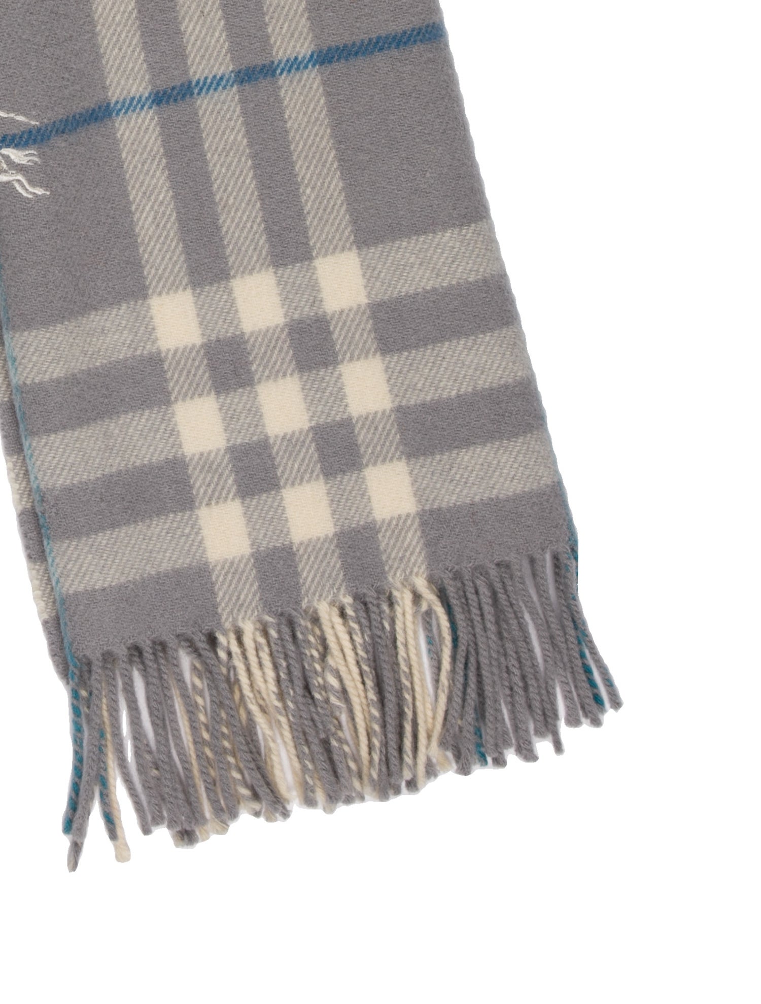 Burberry London Cashmere Nova Check Pattern Scarf