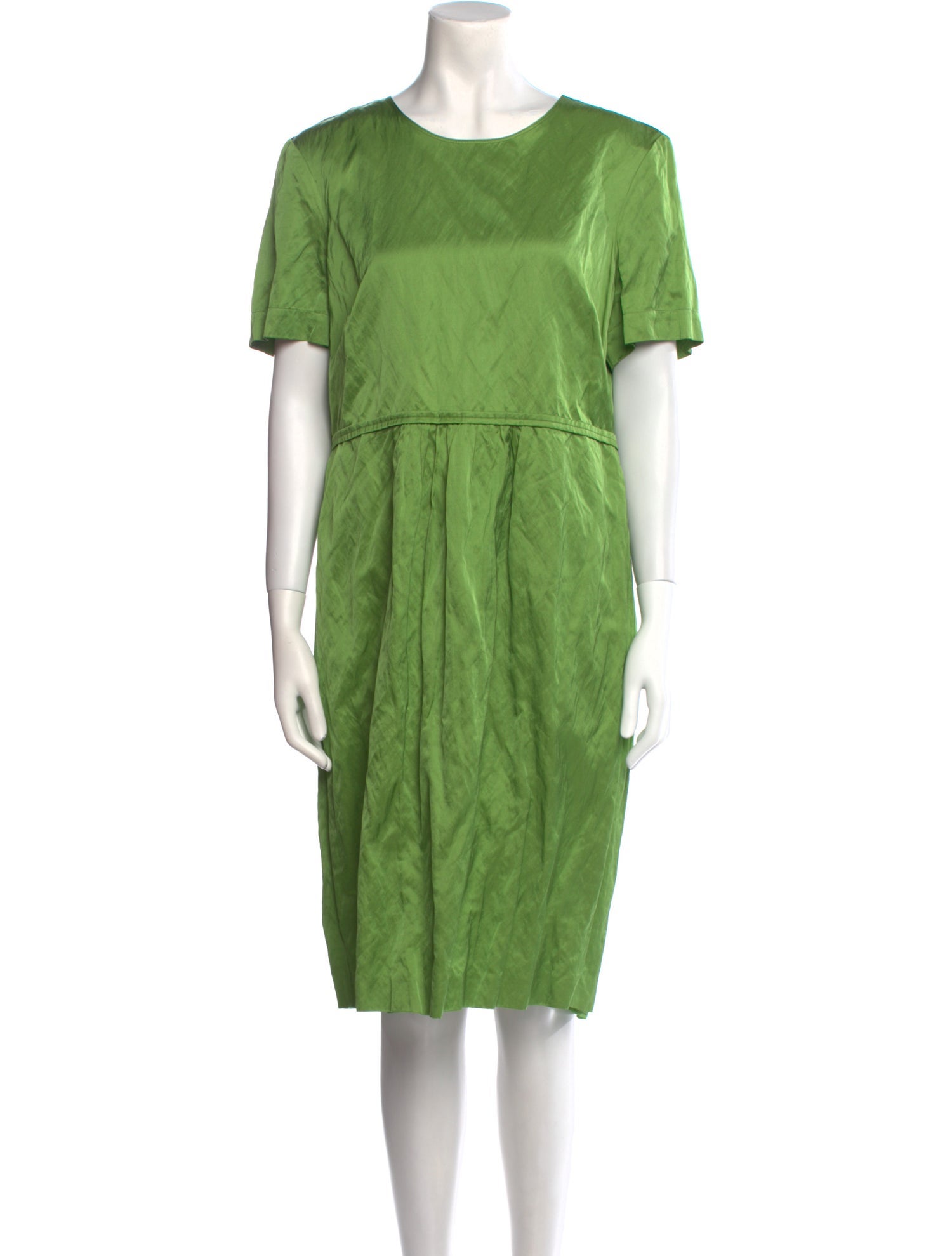 Burberry London Crew Neck Knee-Length Dress