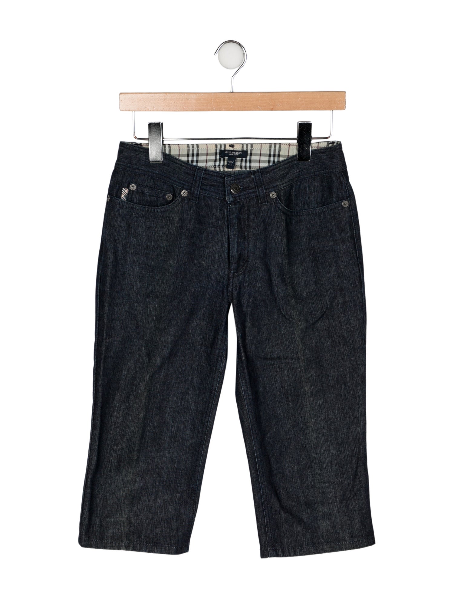 Burberry London Low-Rise Straight Leg Jeans