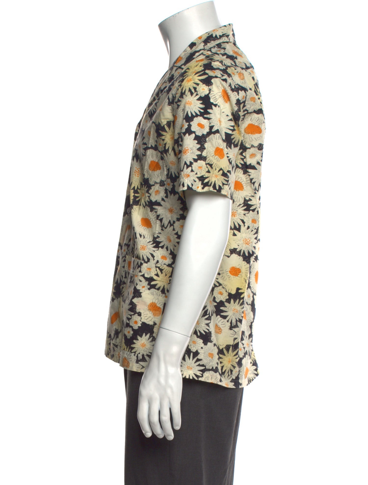 Burberry London Floral Print Short Sleeve Shirt