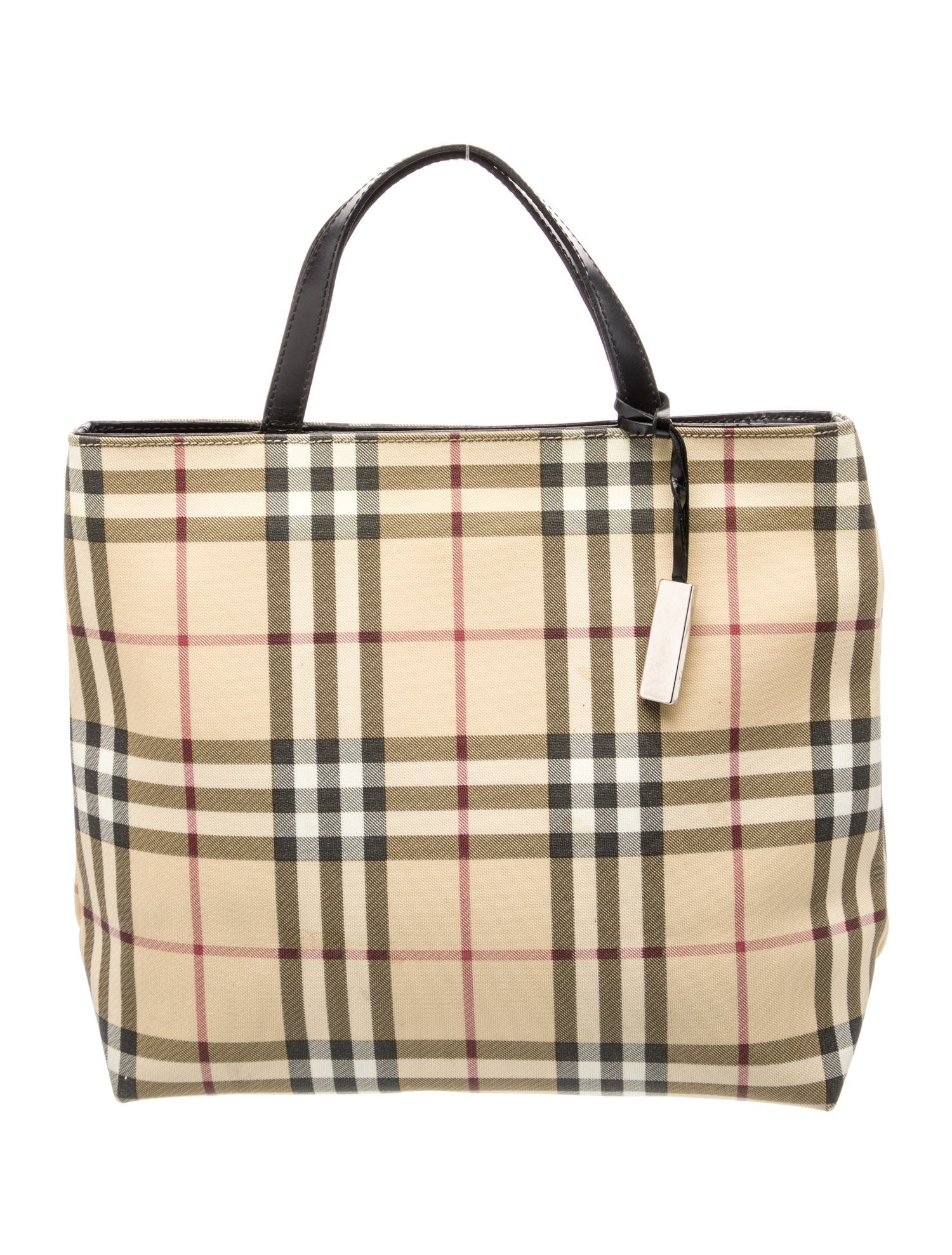 Burberry London Nova Check Top Handle Bag