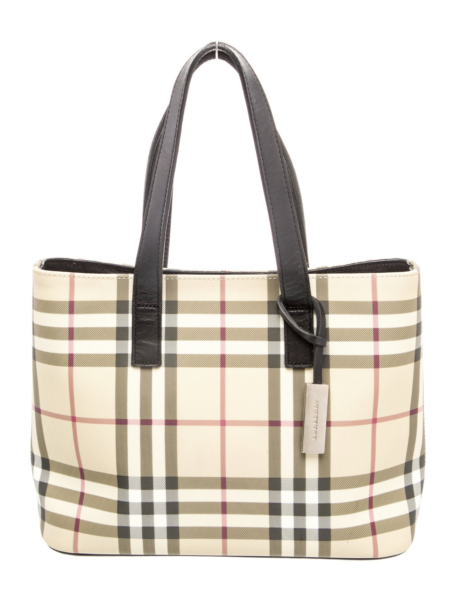Burberry London Nova Check Top Handle Bag