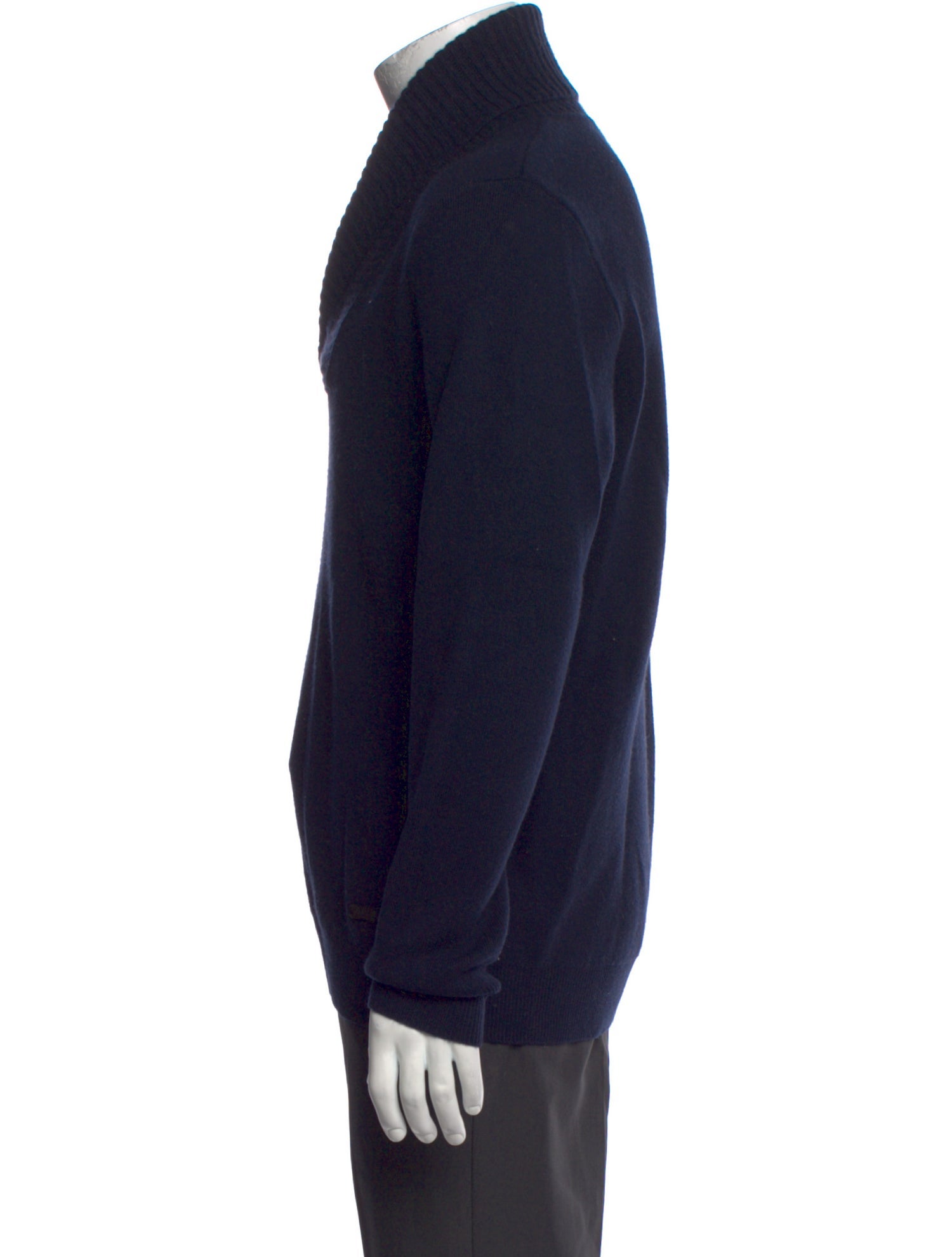 Burberry London Wool Turtleneck Polo Sweater