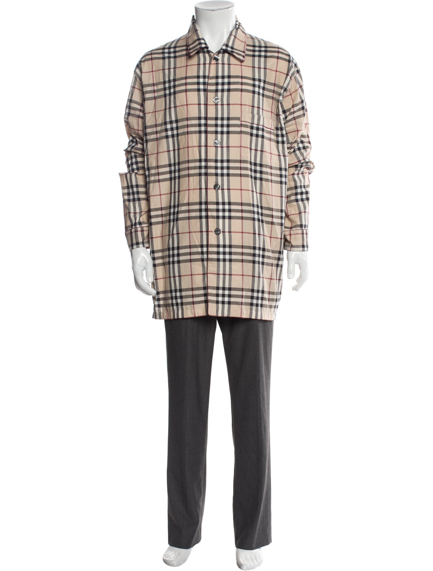 Burberry London Nova Check Pattern Long Sleeve Shirt w/ Tags