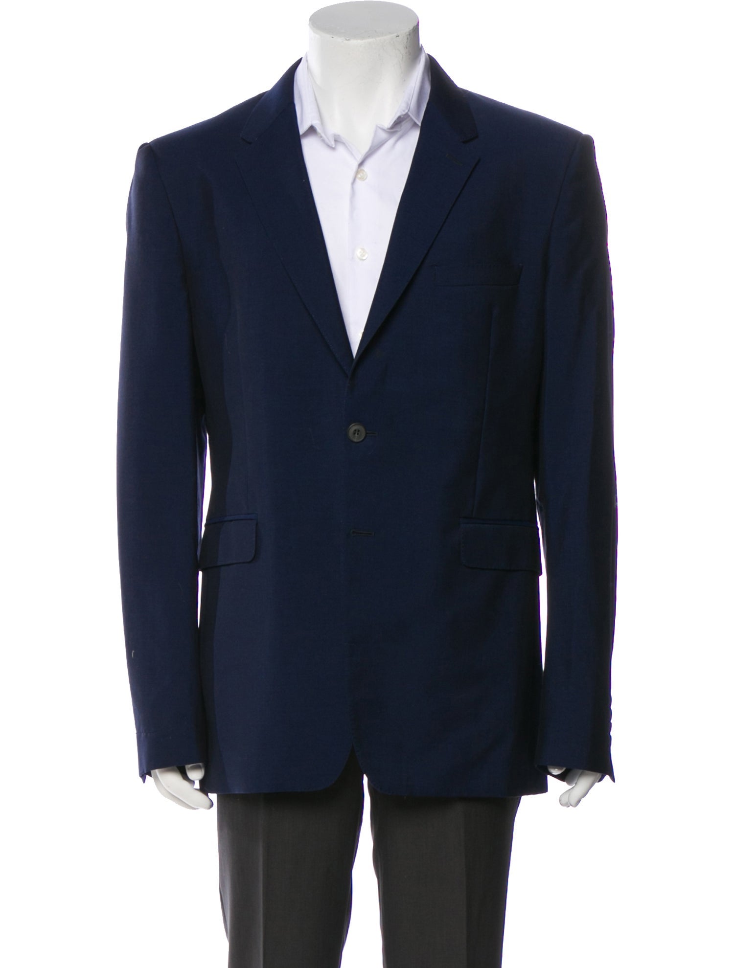 Burberry London Wool Solid Blazer