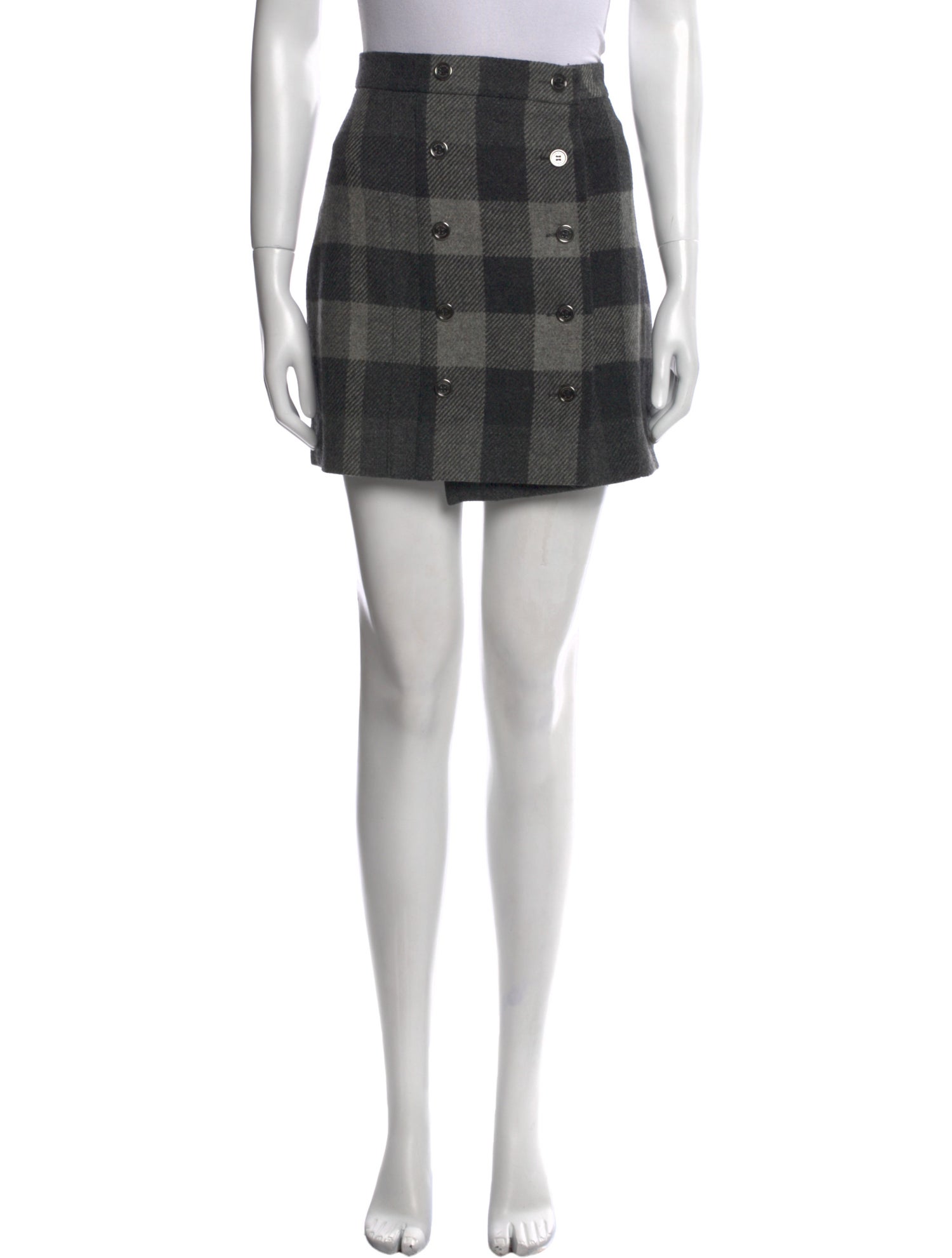 Burberry London Wool Mini Skirt