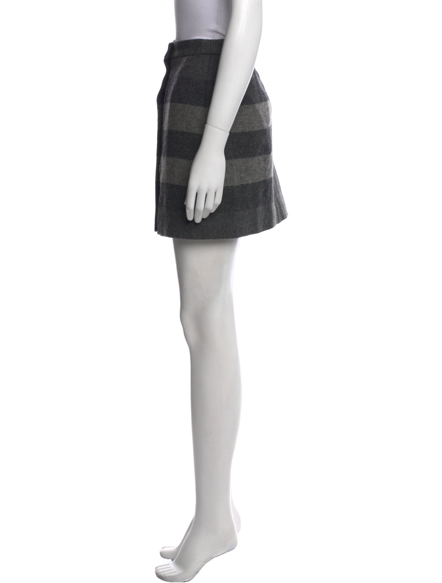 Burberry London Wool Mini Skirt