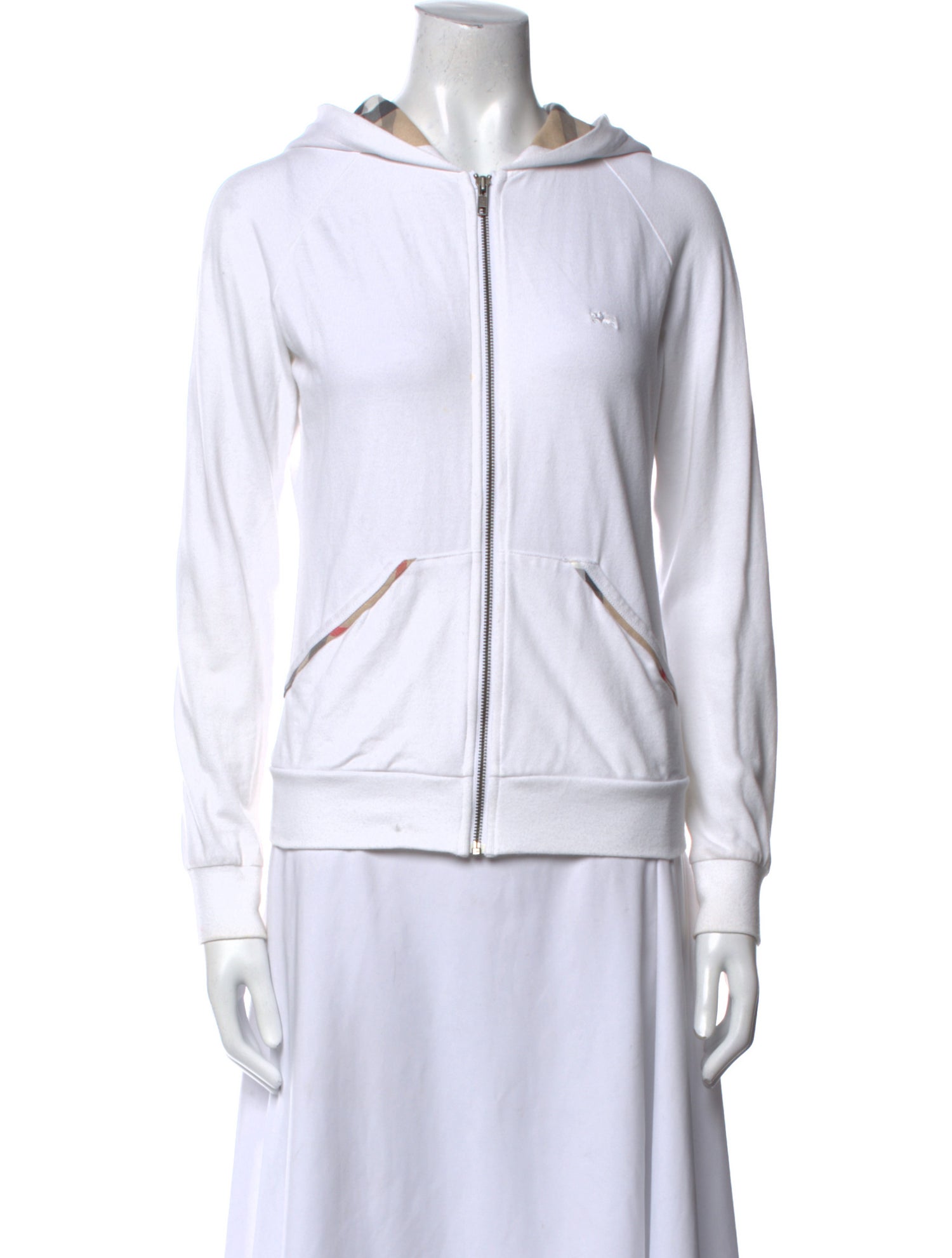 Burberry London Mock Neck Long Sleeve Sweatshirt