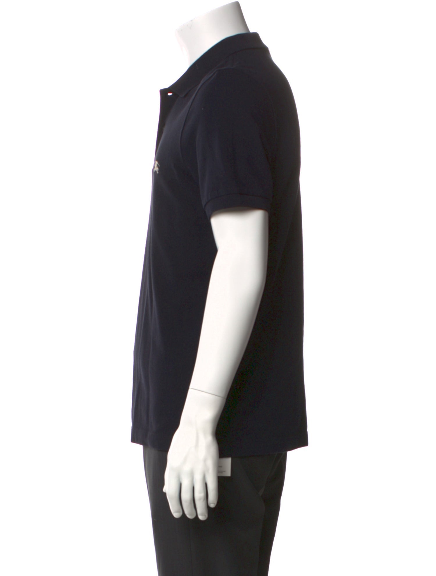 Burberry London V-Neck Short Sleeve Polo Shirt