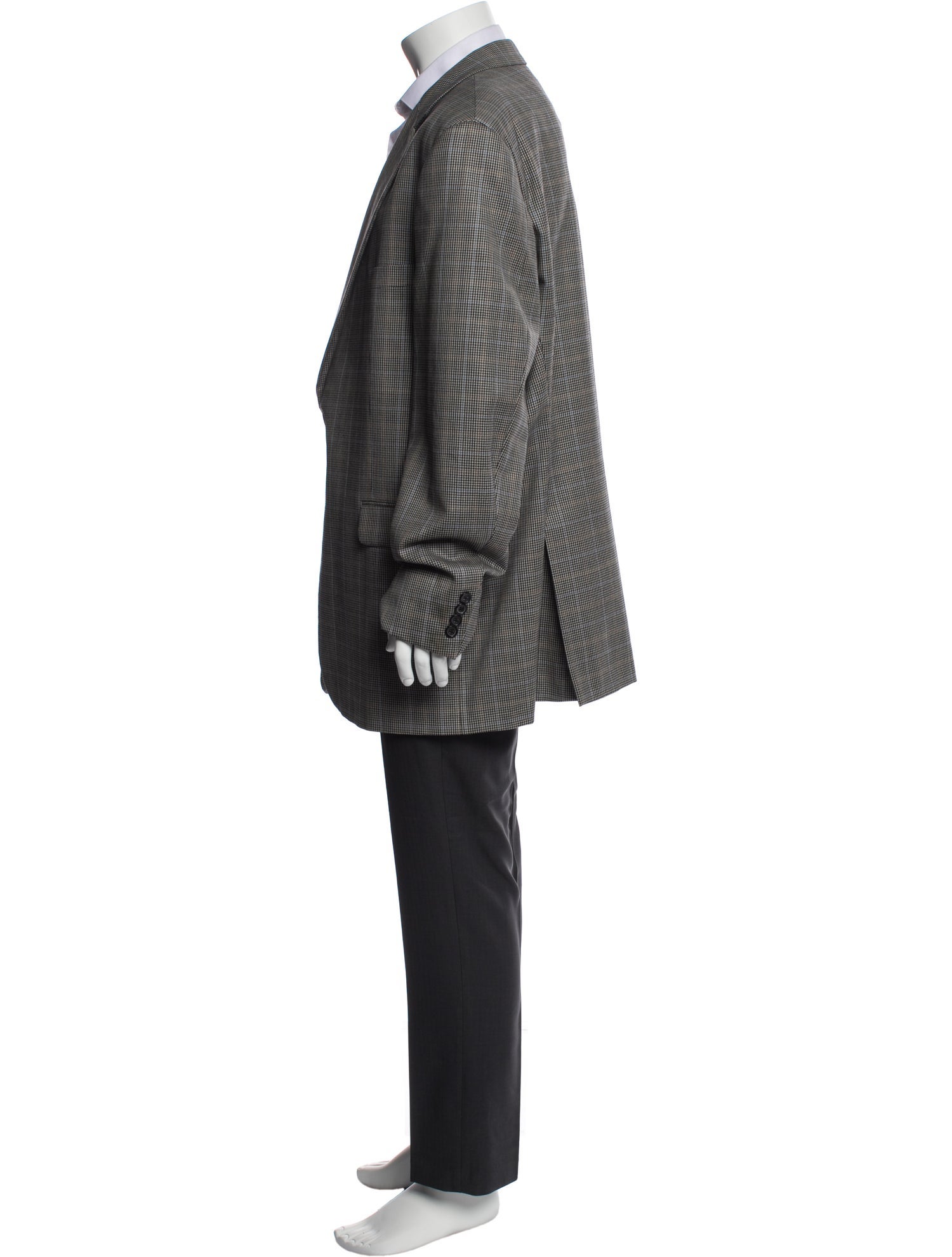 Burberry London Wool Pattern Blazer