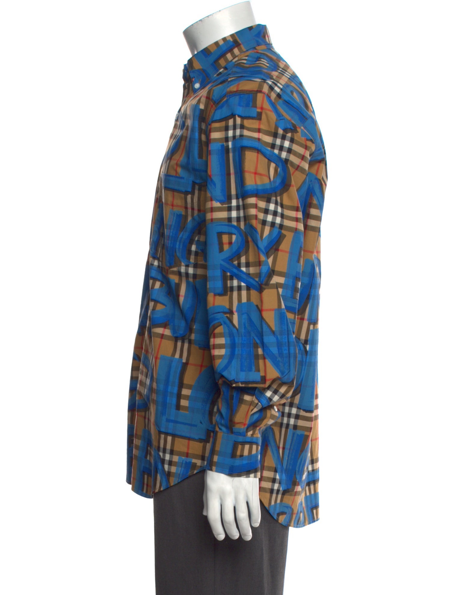 Burberry House Check Pattern Long Sleeve Shirt