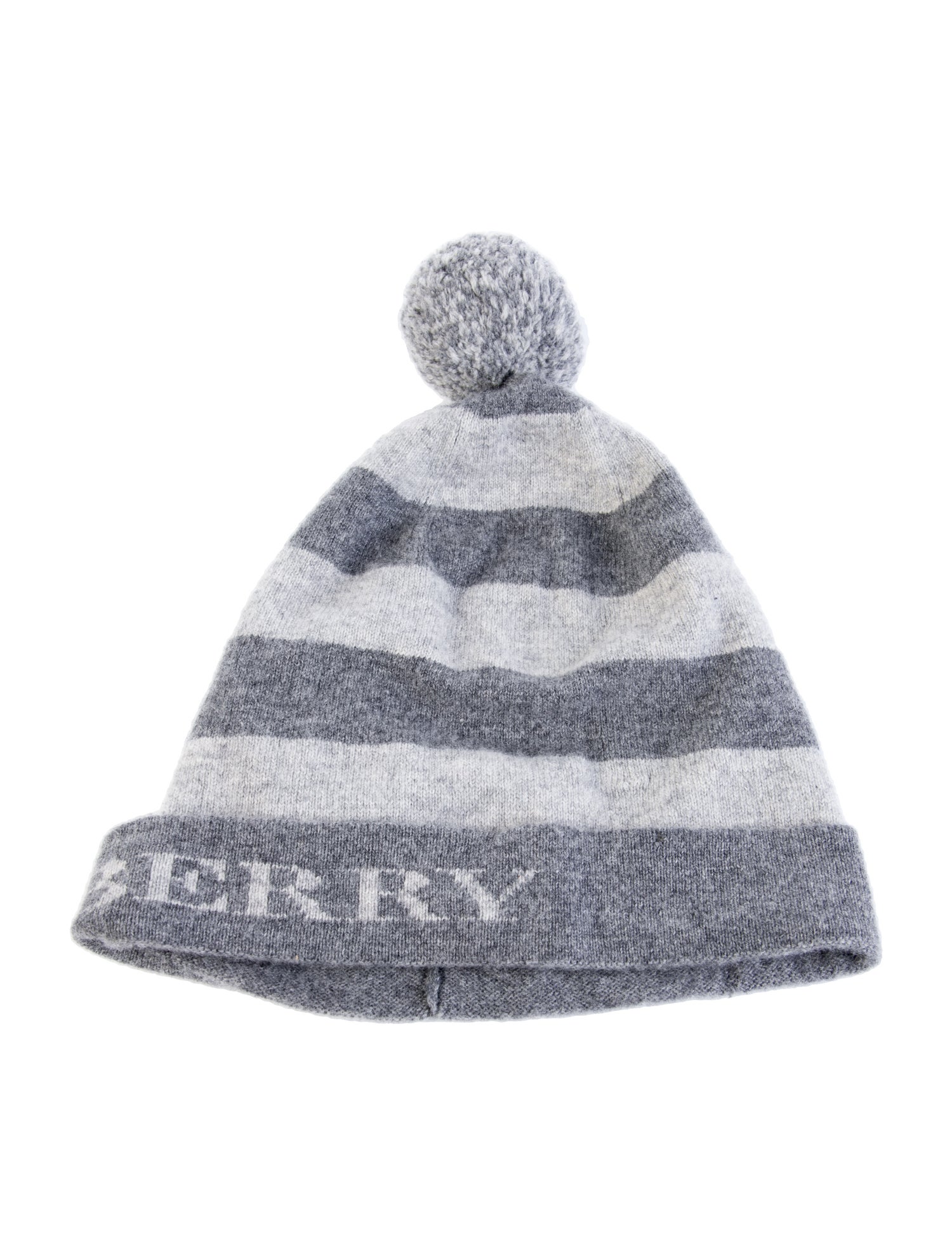 Burberry London Pattern Print Cashmere Knit Beanie