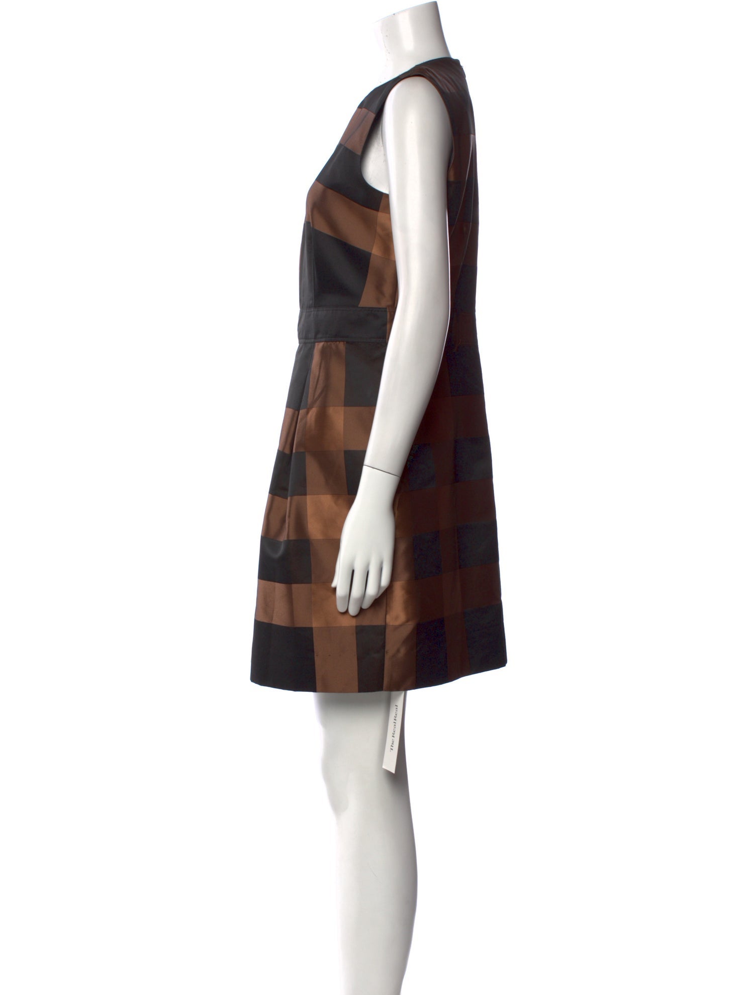 Burberry London Plaid Print Mini Dress - Brown Dresses, Clothing -  WBURL203154 | The RealReal