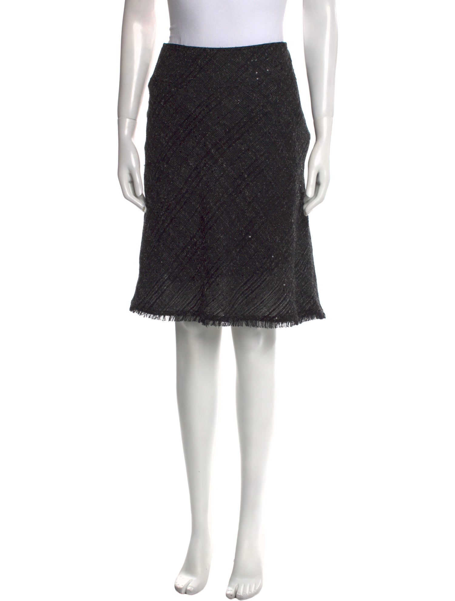 Burberry London Wool Knee-Length Skirt