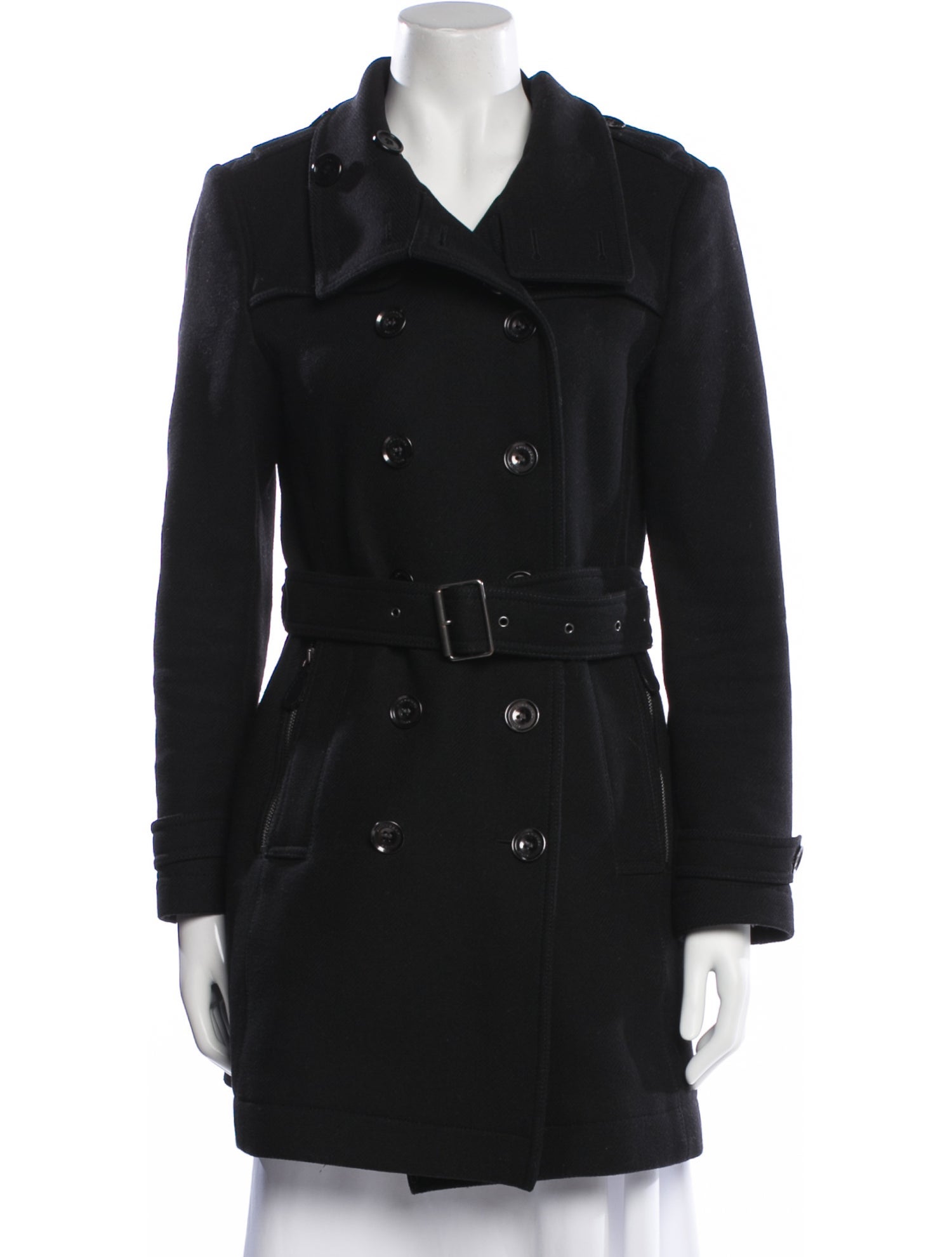 Burberry London Virgin Wool Trench Coat