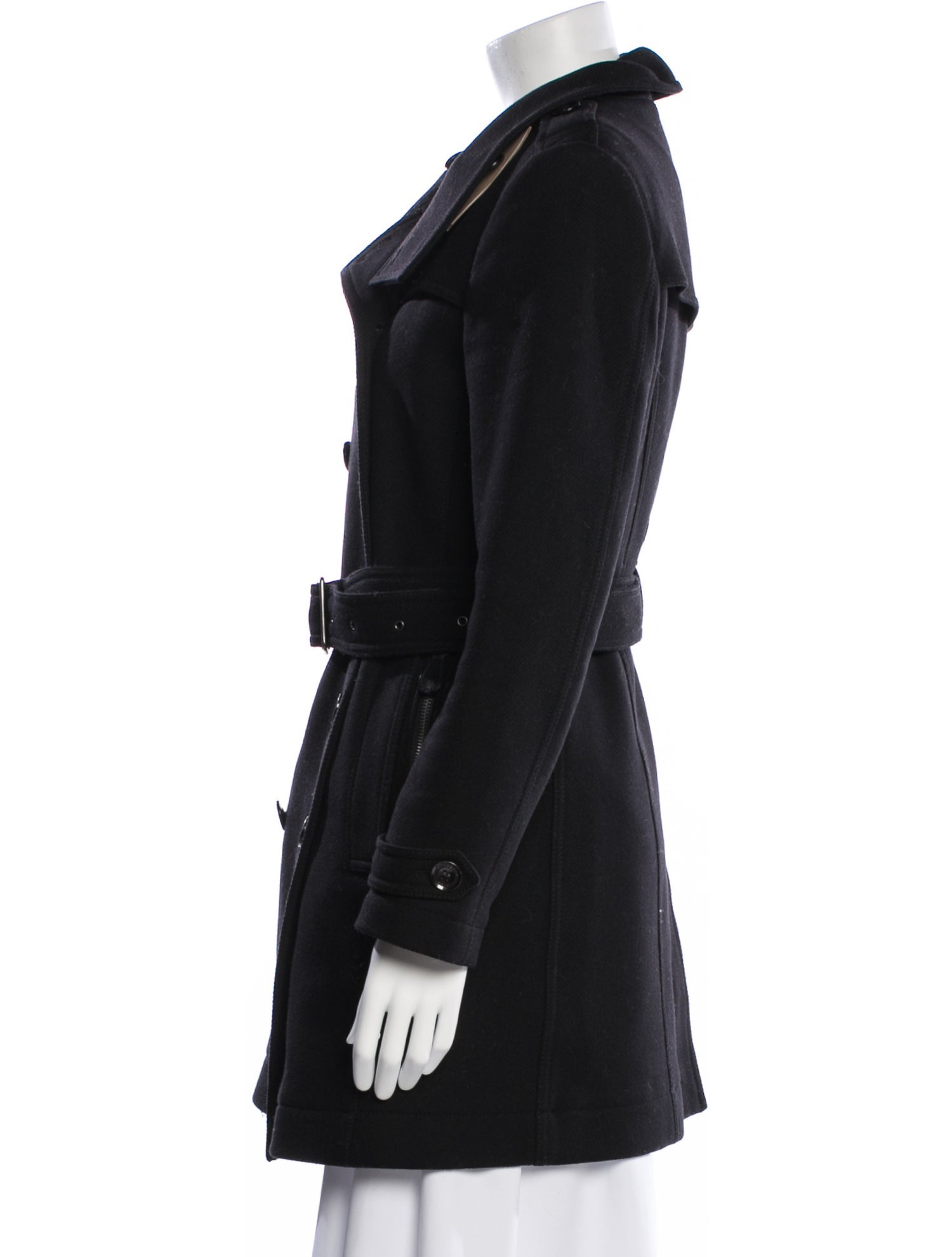 Burberry London Virgin Wool Trench Coat