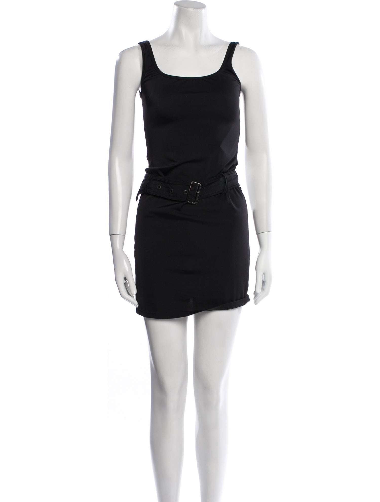 Burberry London Scoop Neck Mini Dress