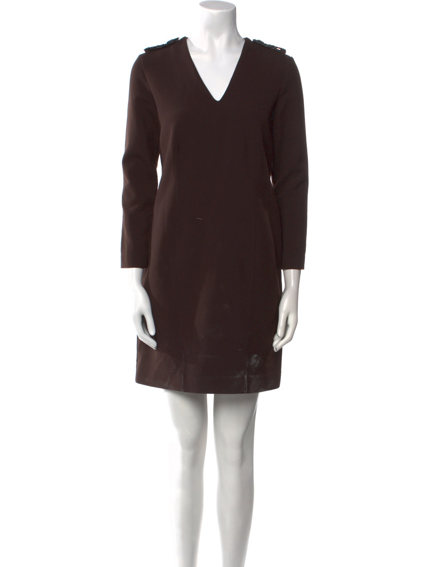 Burberry London V-Neck Mini Dress