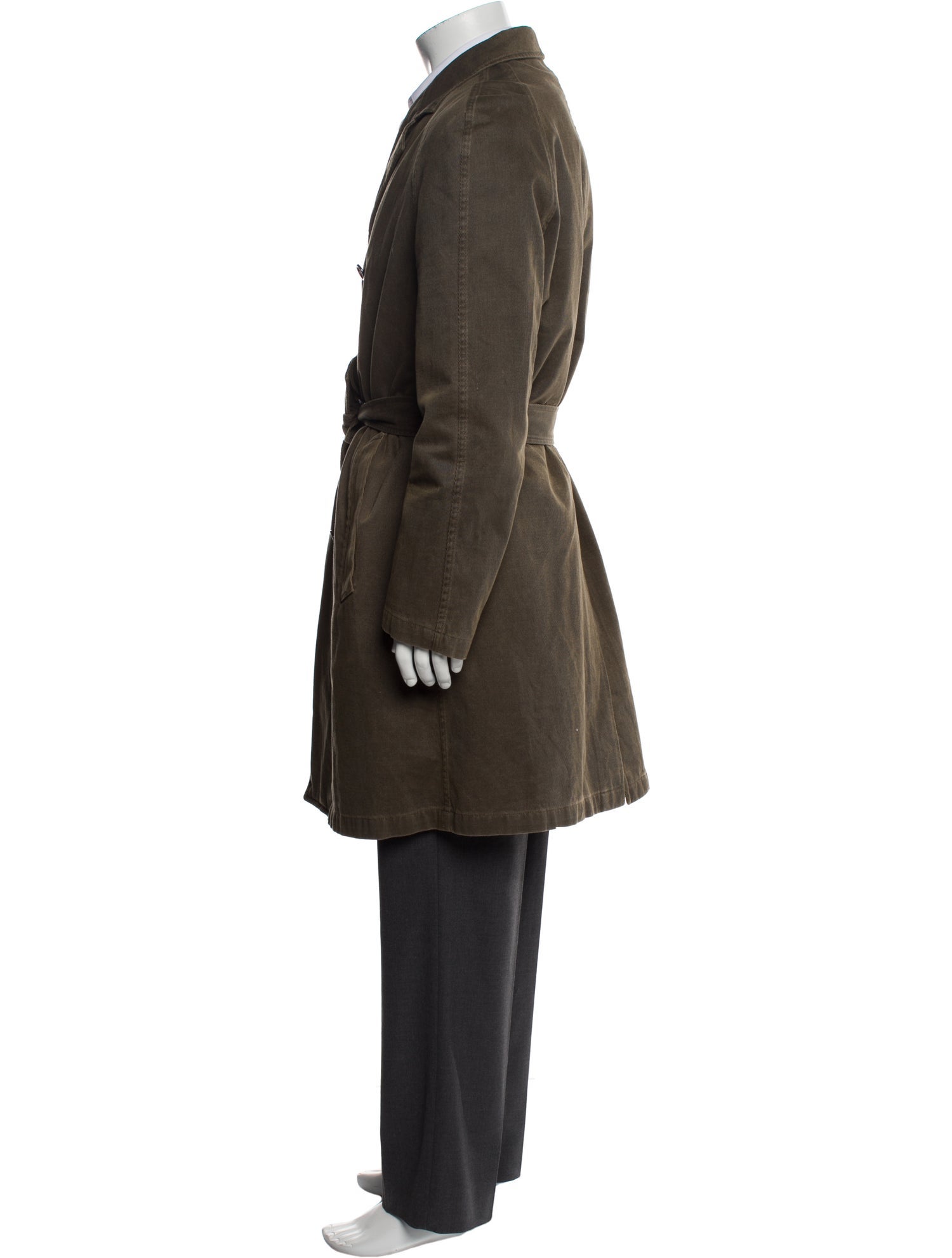 Burberry London Nova Check Pattern Trench Coat