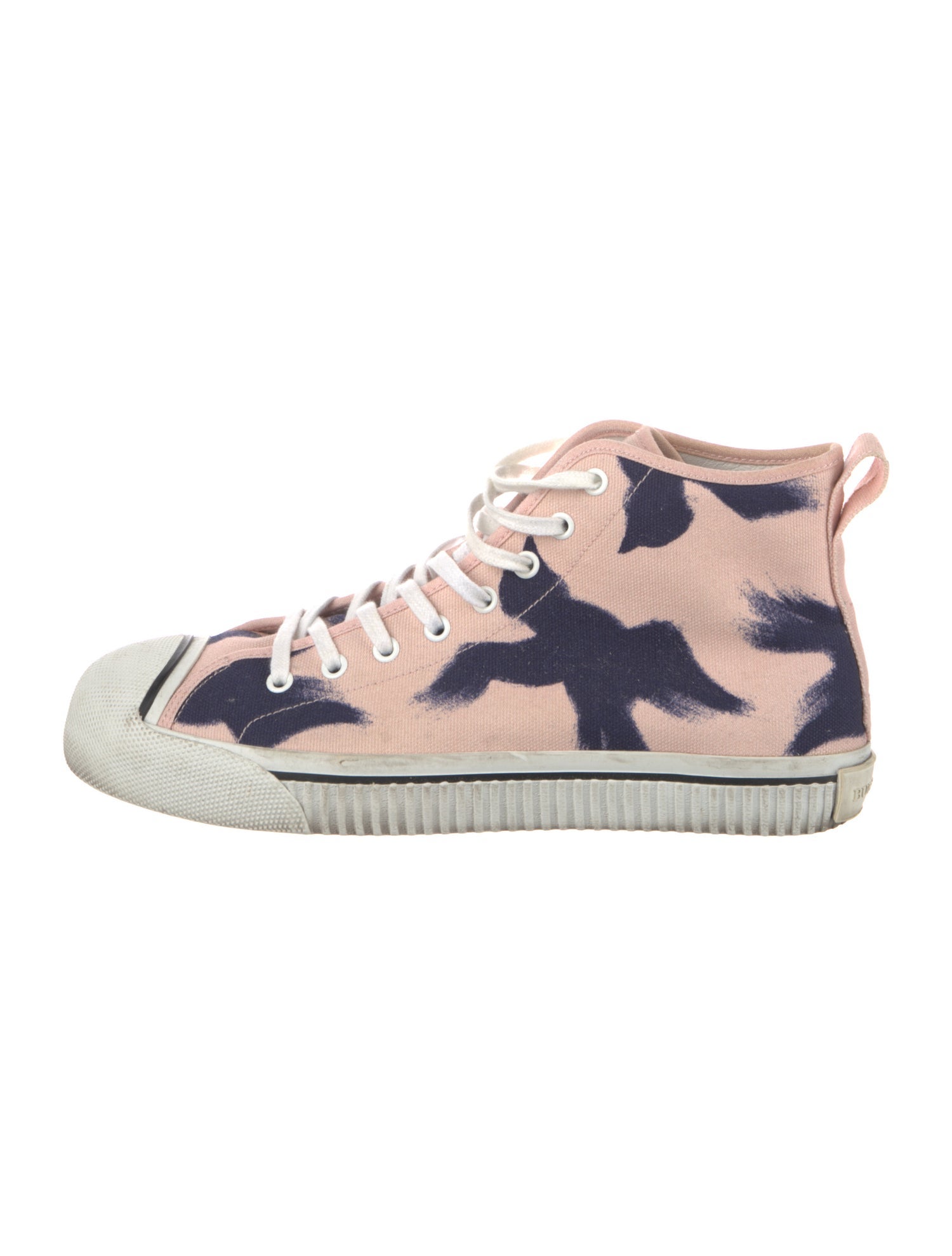 Burberry London Canvas Printed Sneakers