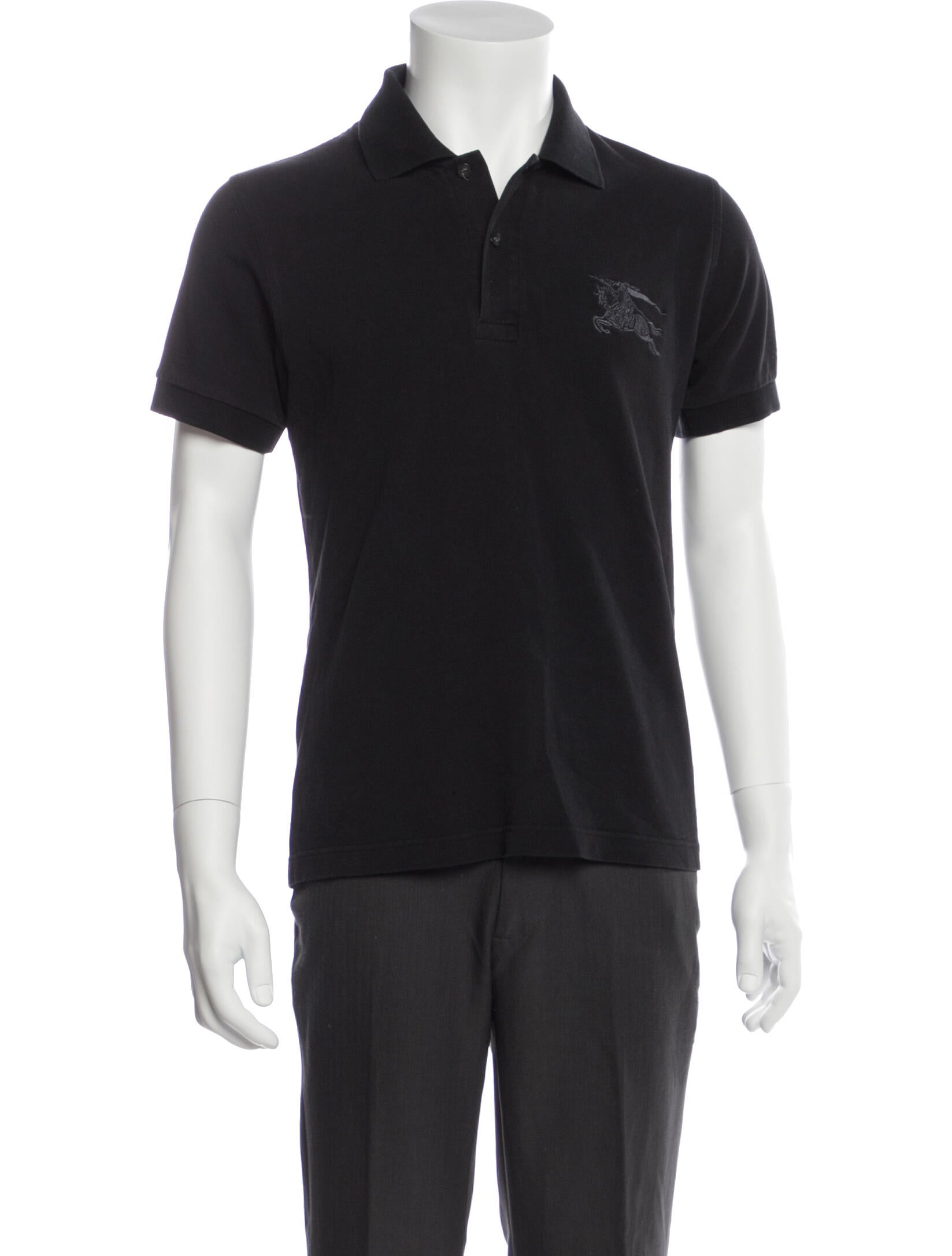 Burberry London Nova Check Pattern Collar Polo Shirt