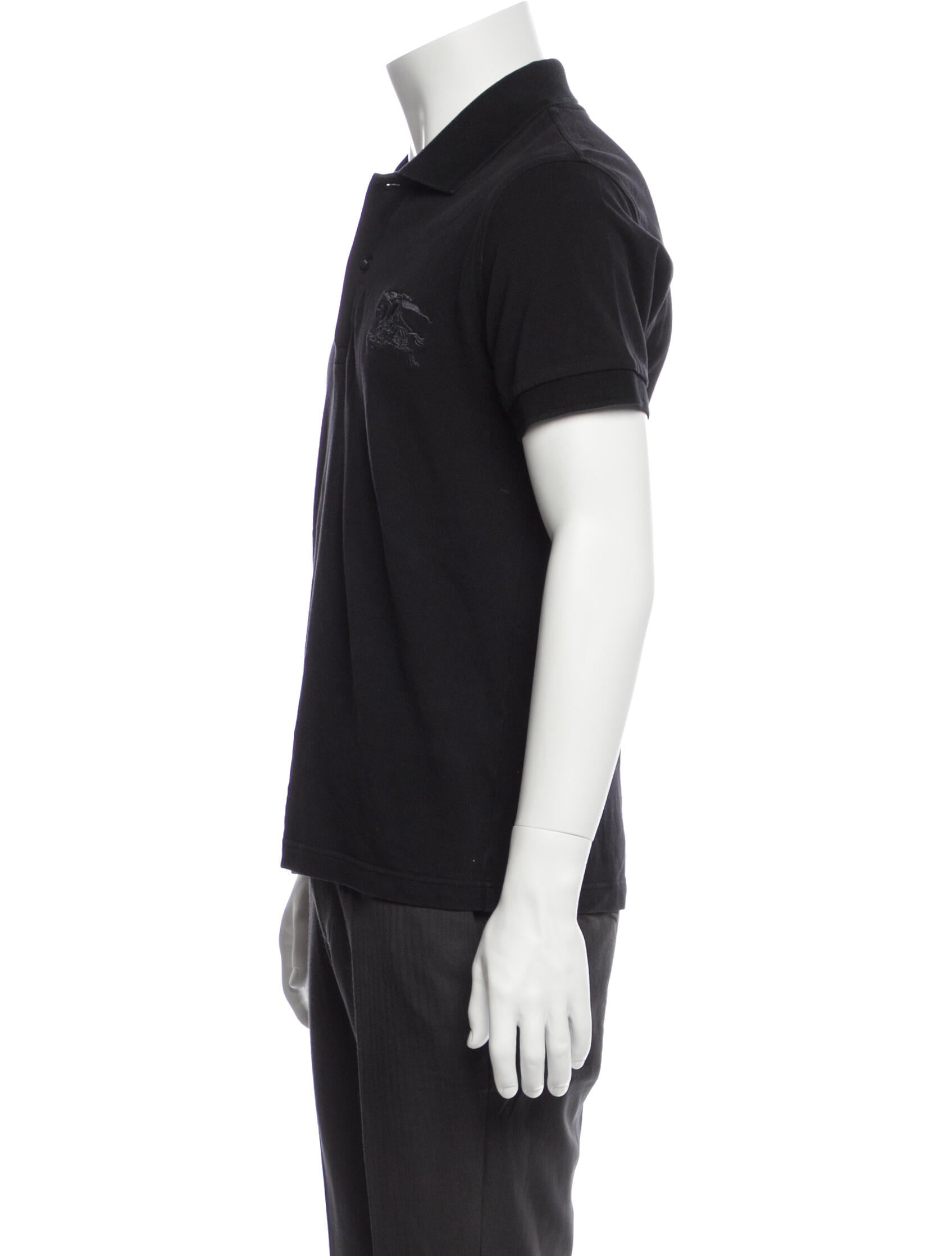 Burberry London Nova Check Pattern Collar Polo Shirt