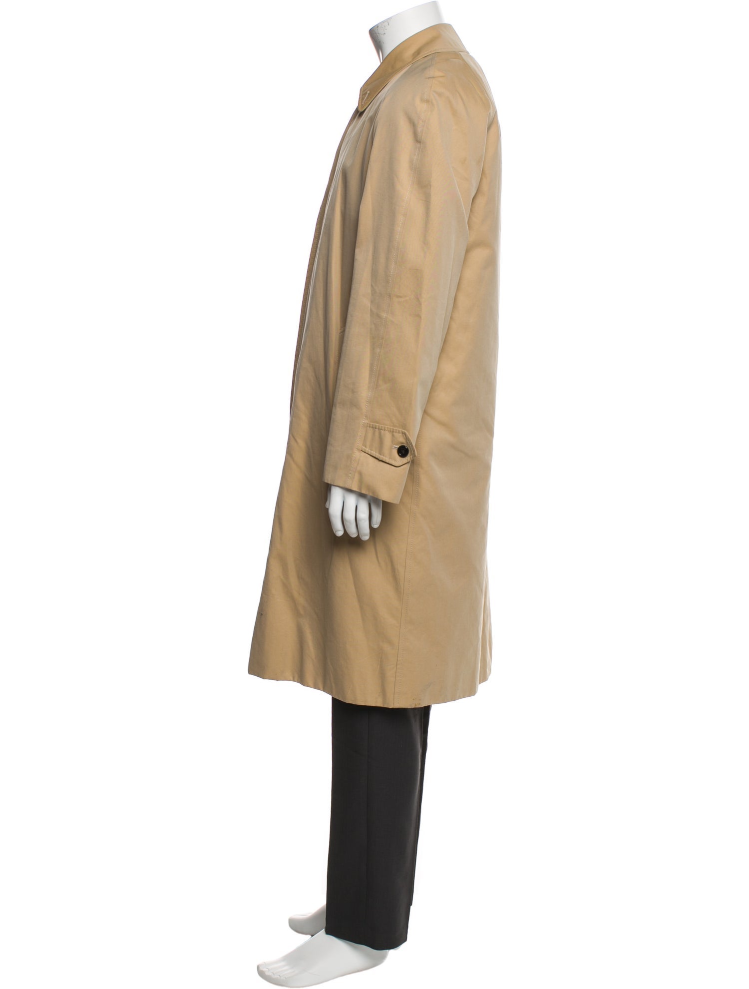 Burberry London Vintage House Check Pattern Trench Coat