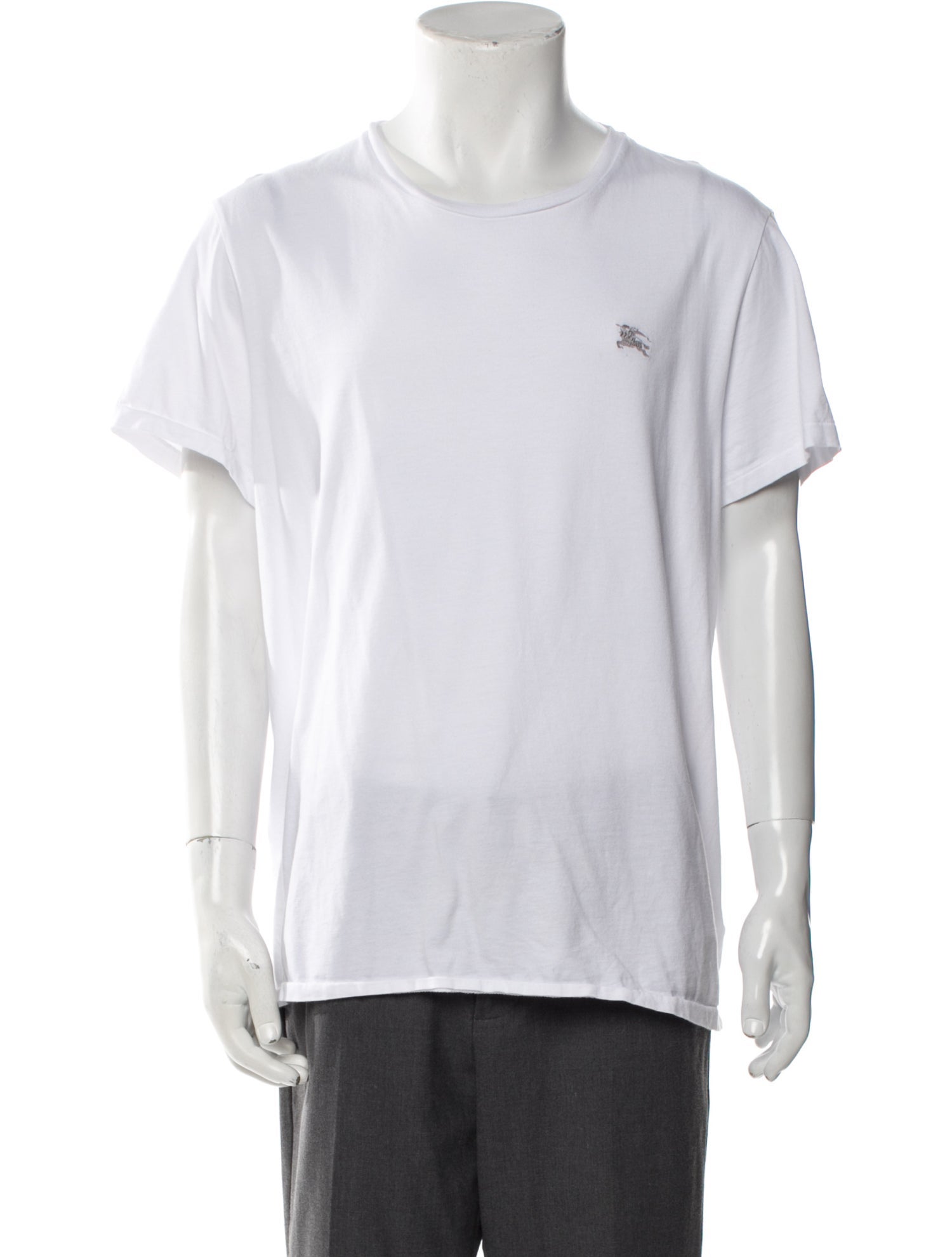 Burberry House Check Pattern Crew Neck T-Shirt