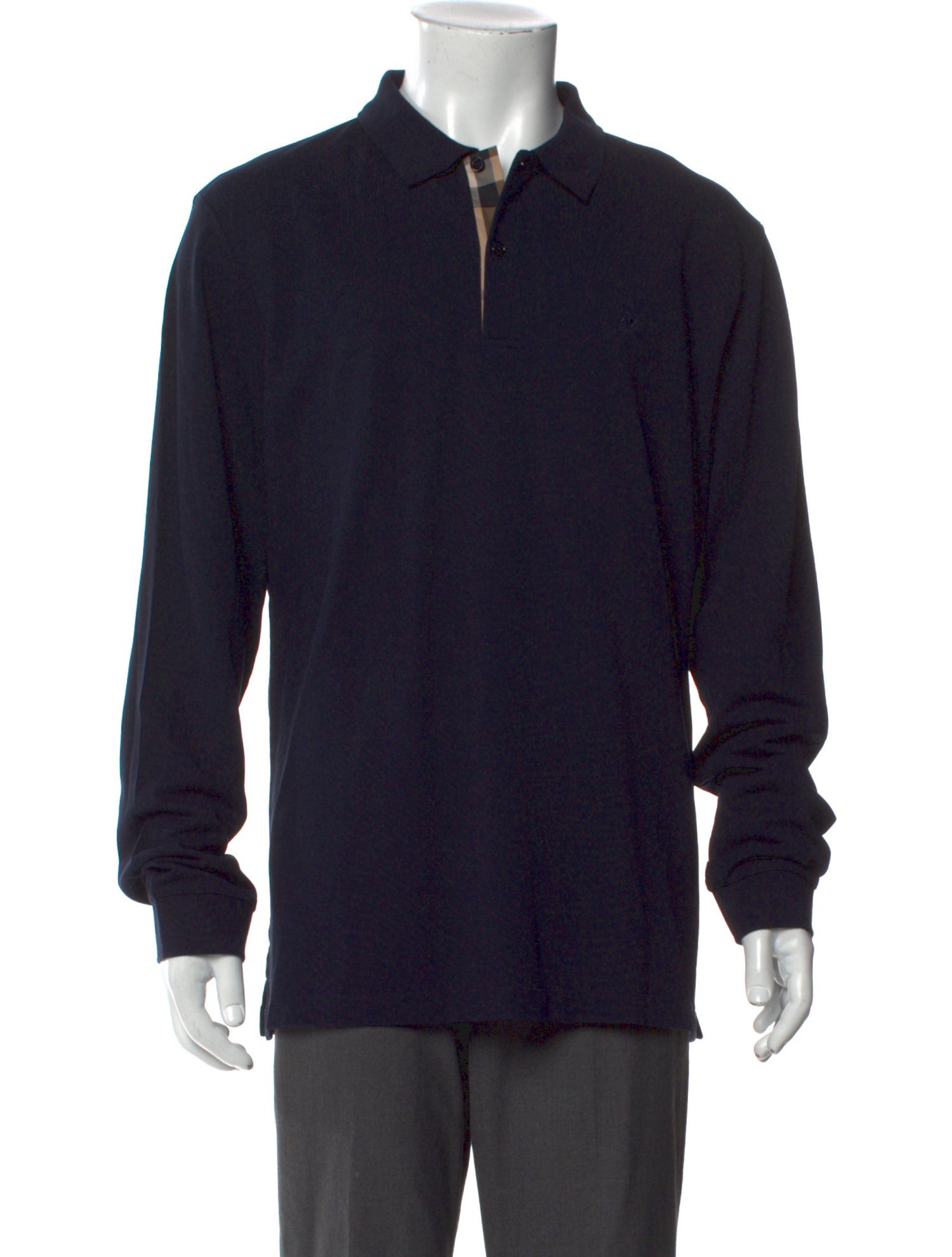 Burberry London Nova Check Pattern Collar Polo Shirt w/ Tags