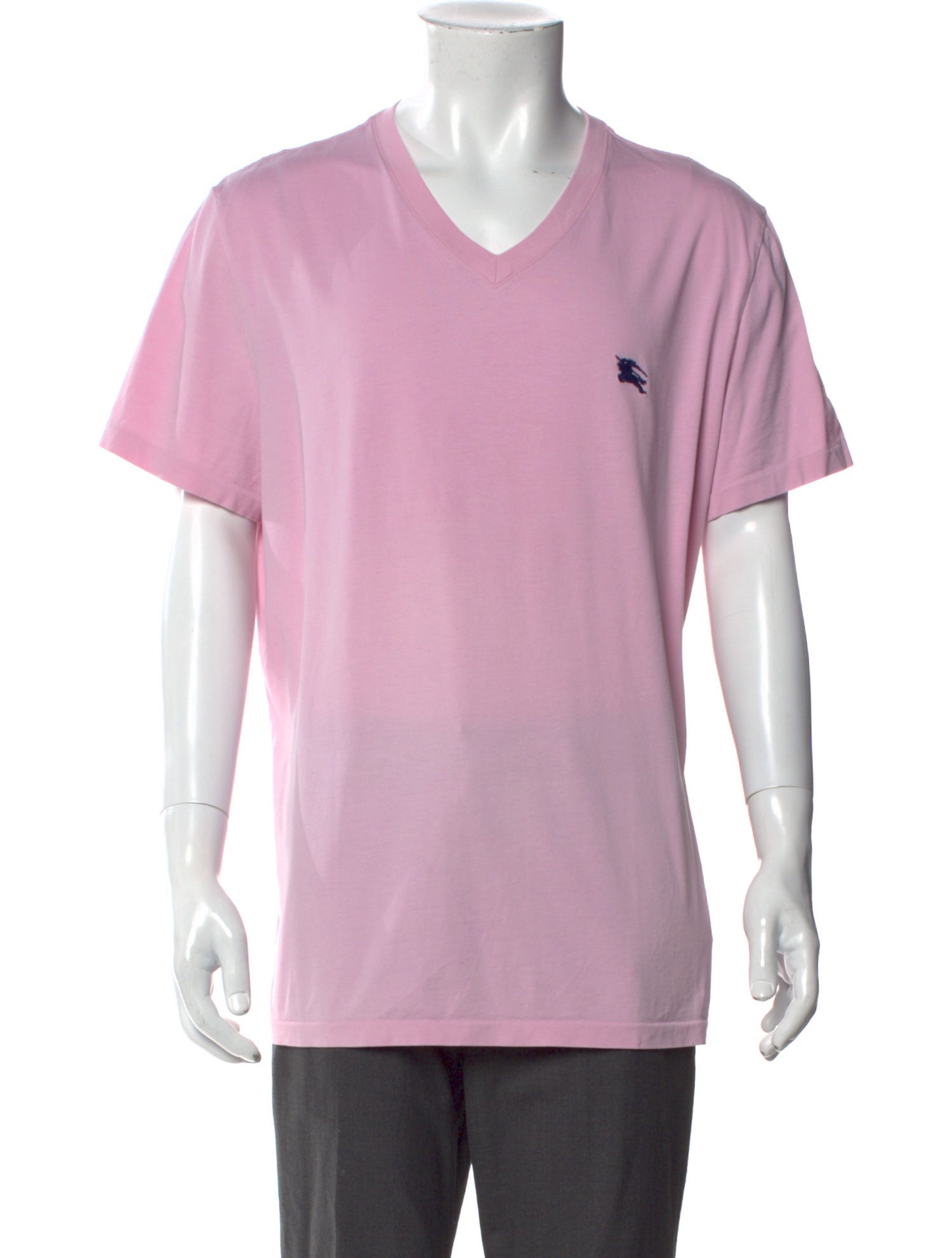 Burberry London V-Neck Short Sleeve T-Shirt